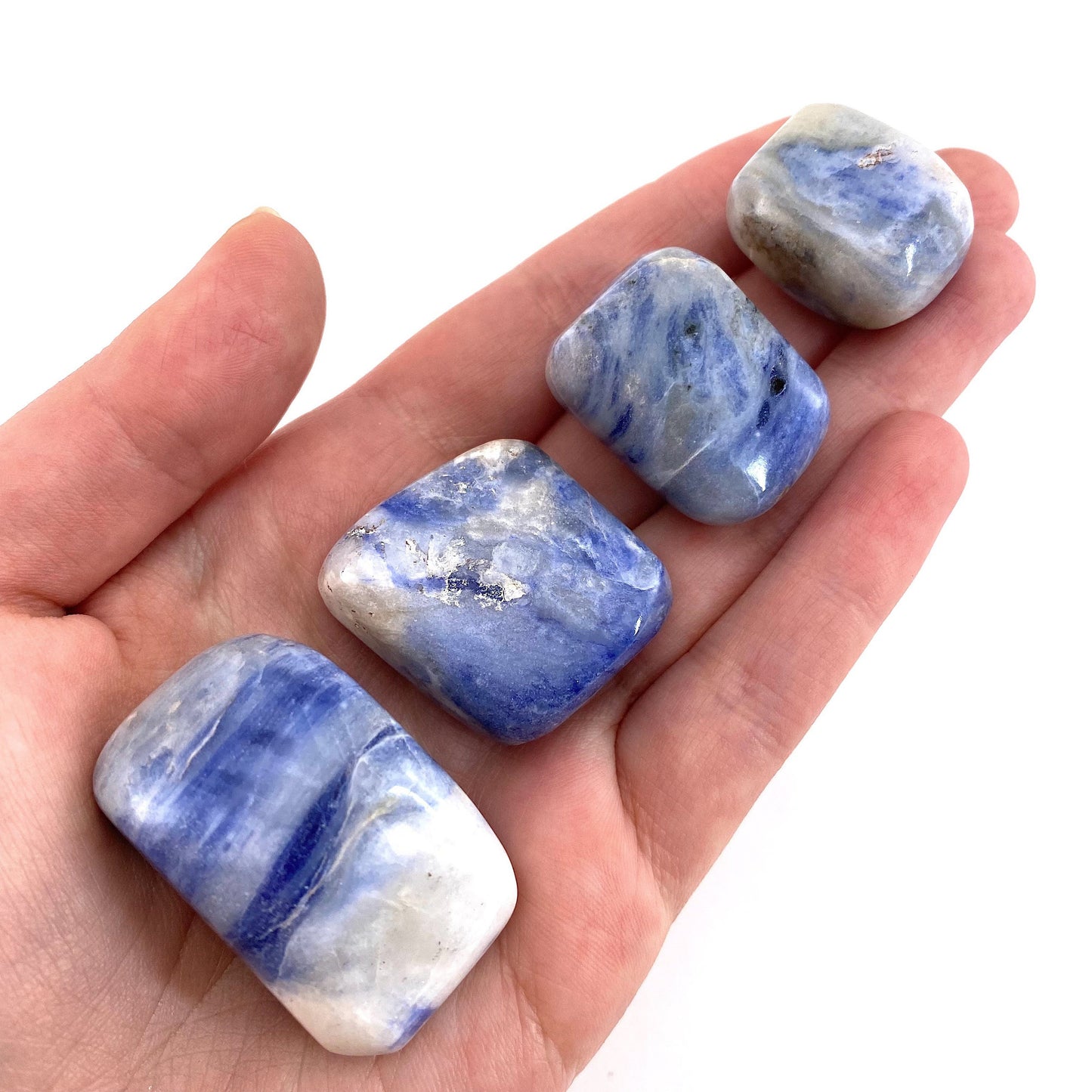 Rare! ONE tumbled Afghanite, natural blue afghanite, polished afghanite, blue afghanite tumble, afghanite crystal