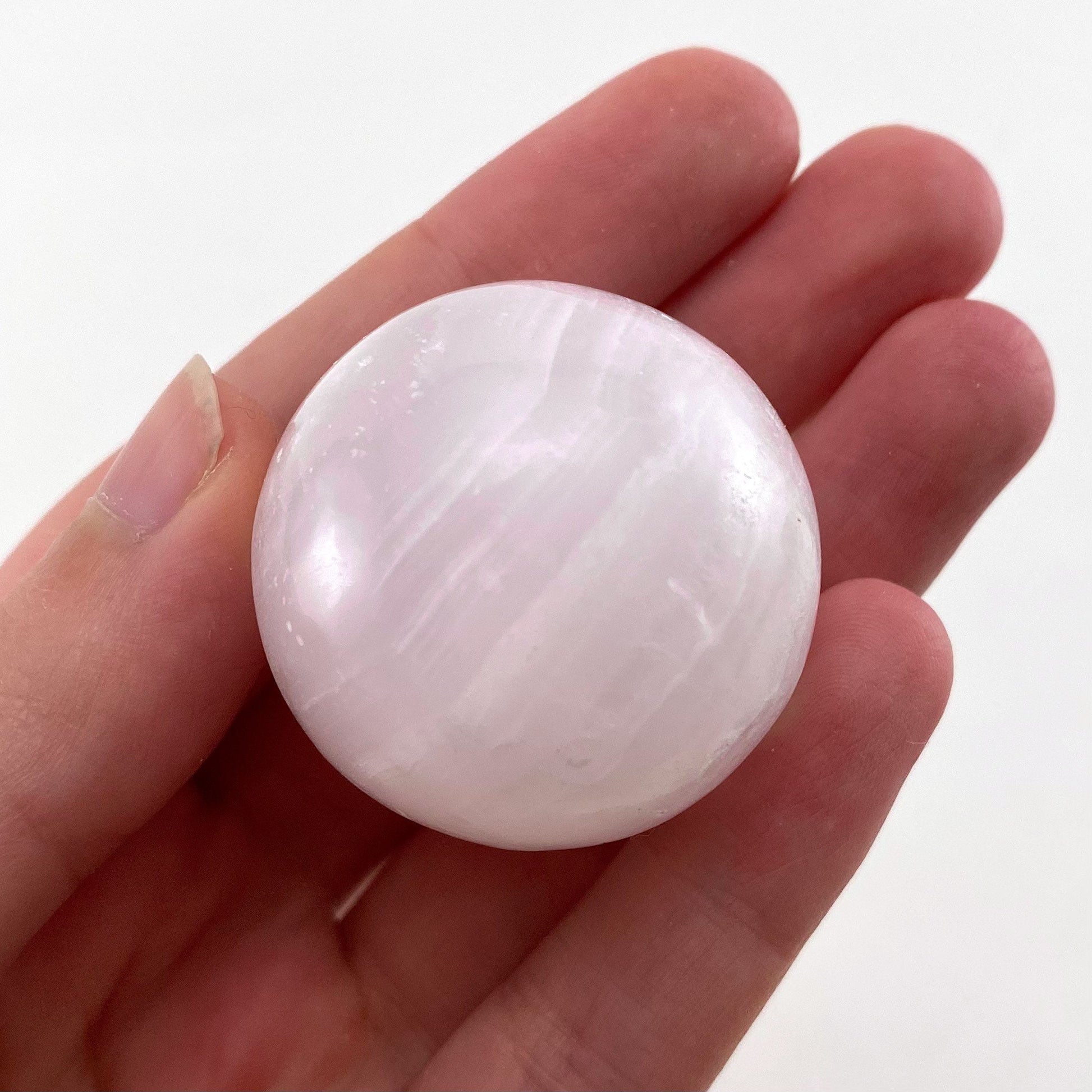 UV-reactive Mangano Calcite Sphere, crystal ball, mangano calcite sphere, pink calcite crystal, crystal sphere