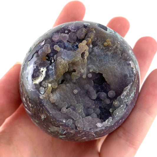 Grape Agate Sphere, purple grape agate, grape agate cluster, grape agate specimen