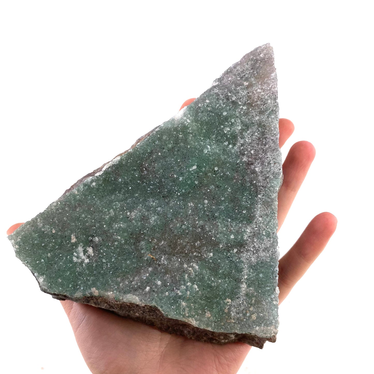 Sparkly Cobaltocalcite, Malachite, Heterogenite, & Chrysocolla Specimen (Congo), cobalto calcite, cobaltoan calcite, salrose
