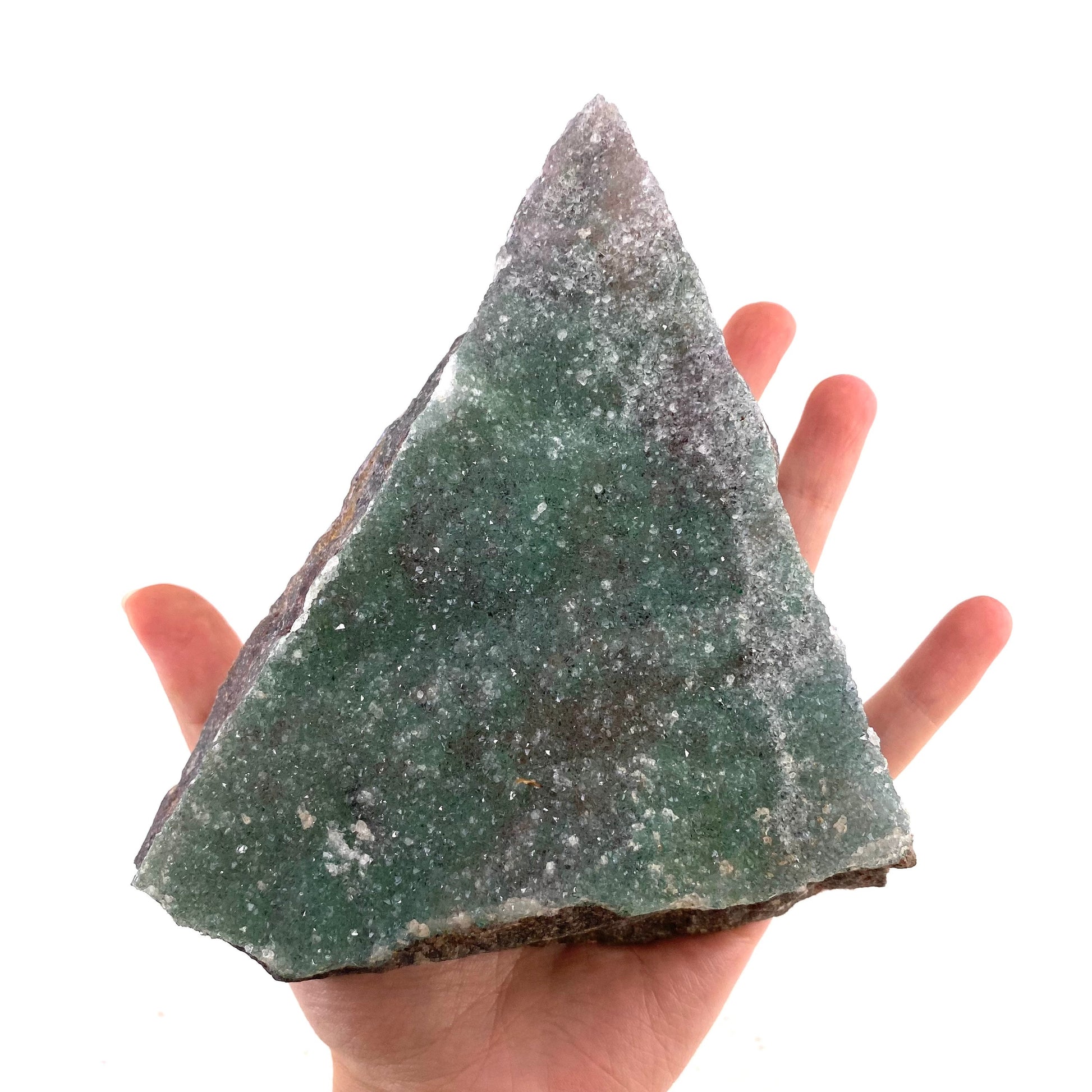 Sparkly Cobaltocalcite, Malachite, Heterogenite, & Chrysocolla Specimen (Congo), cobalto calcite, cobaltoan calcite, salrose