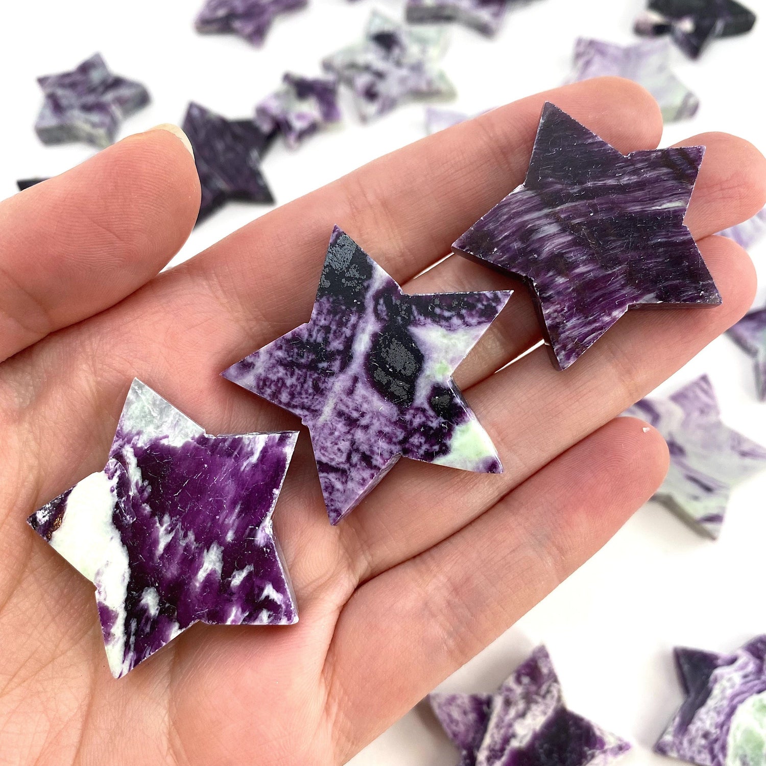 Rare! Kammererite Star, genuine kammererite, rare crystals, kammererite crystal, crystal star