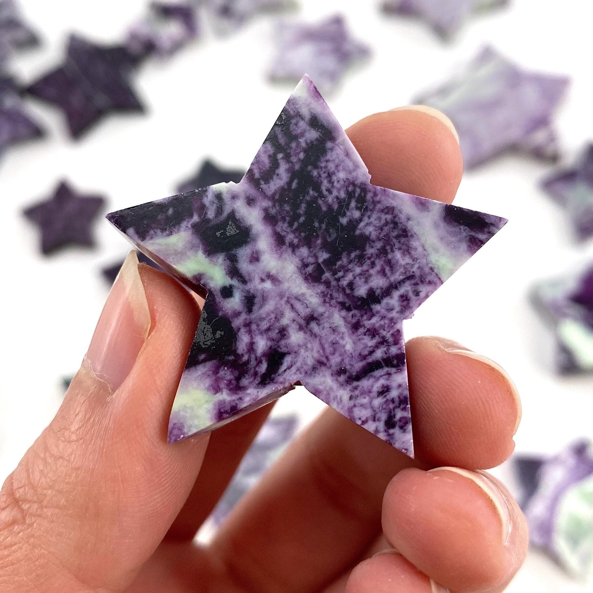 Rare! Kammererite Star, genuine kammererite, rare crystals, kammererite crystal, crystal star