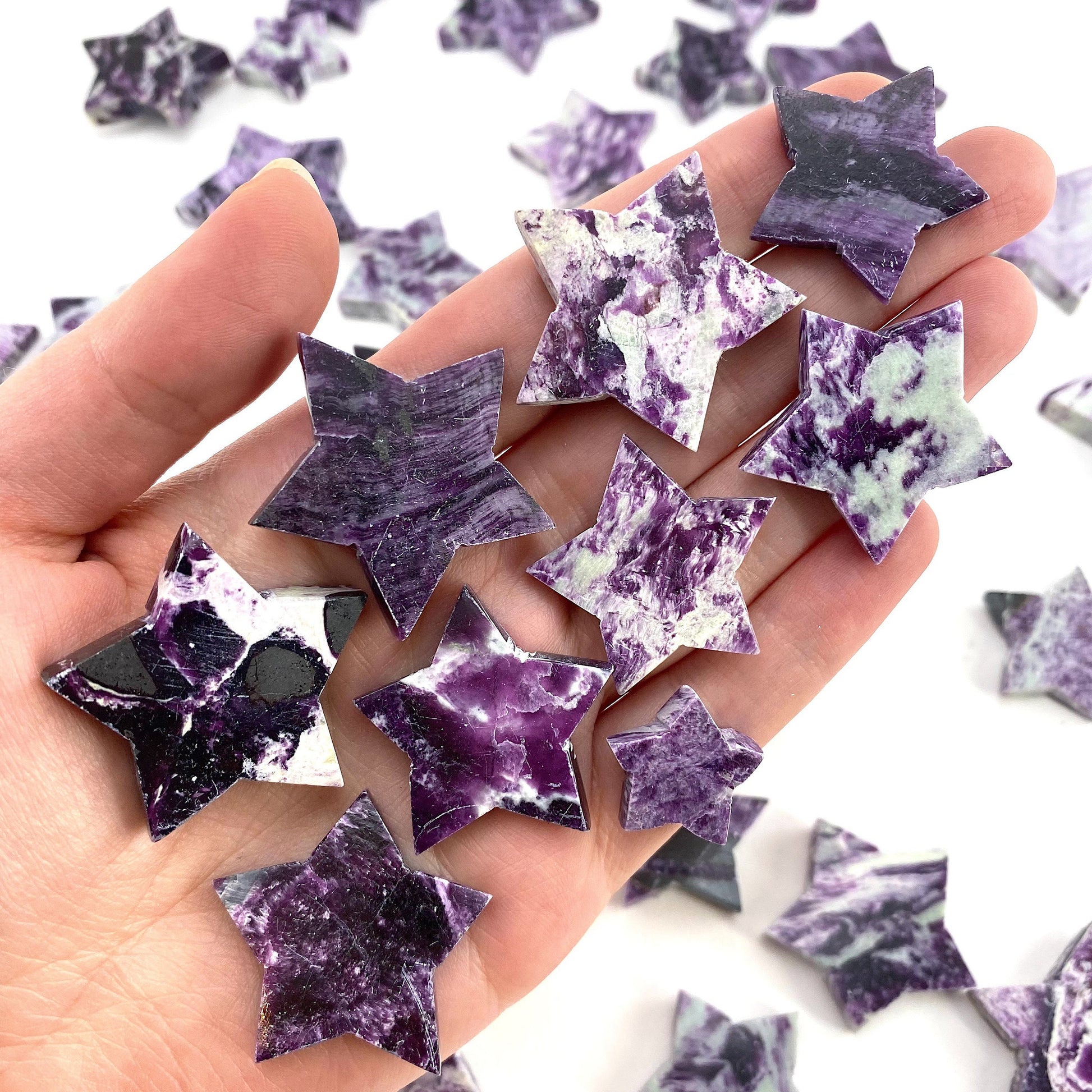 Rare! Kammererite Star, genuine kammererite, rare crystals, kammererite crystal, crystal star
