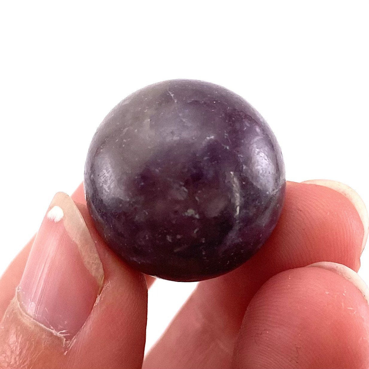 Lepidolite Sphere, crystal ball, Purple lepidolite sphere, Lepidolite crystal, crystal sphere