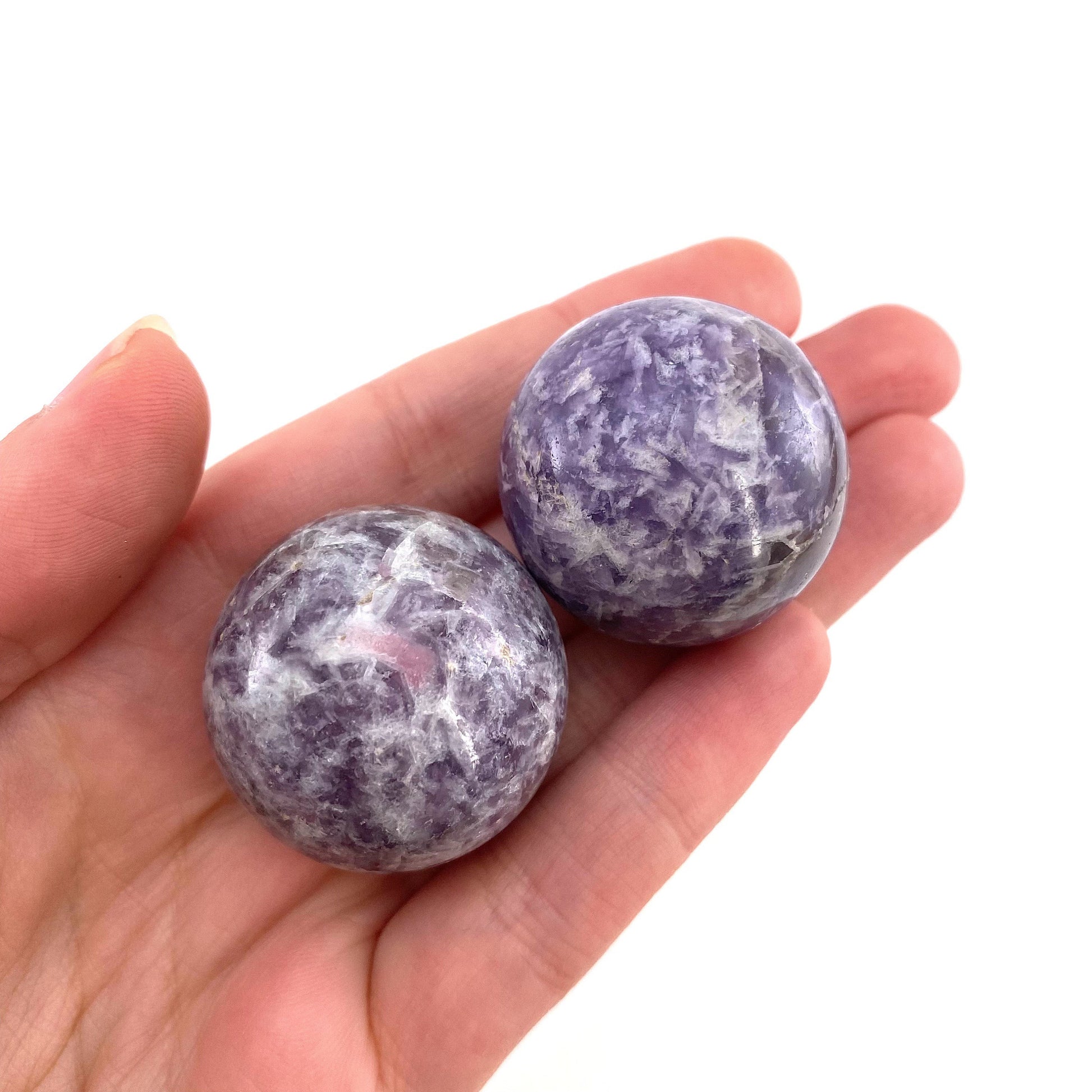 Lepidolite Sphere, crystal ball, Purple lepidolite sphere, Lepidolite crystal, crystal sphere