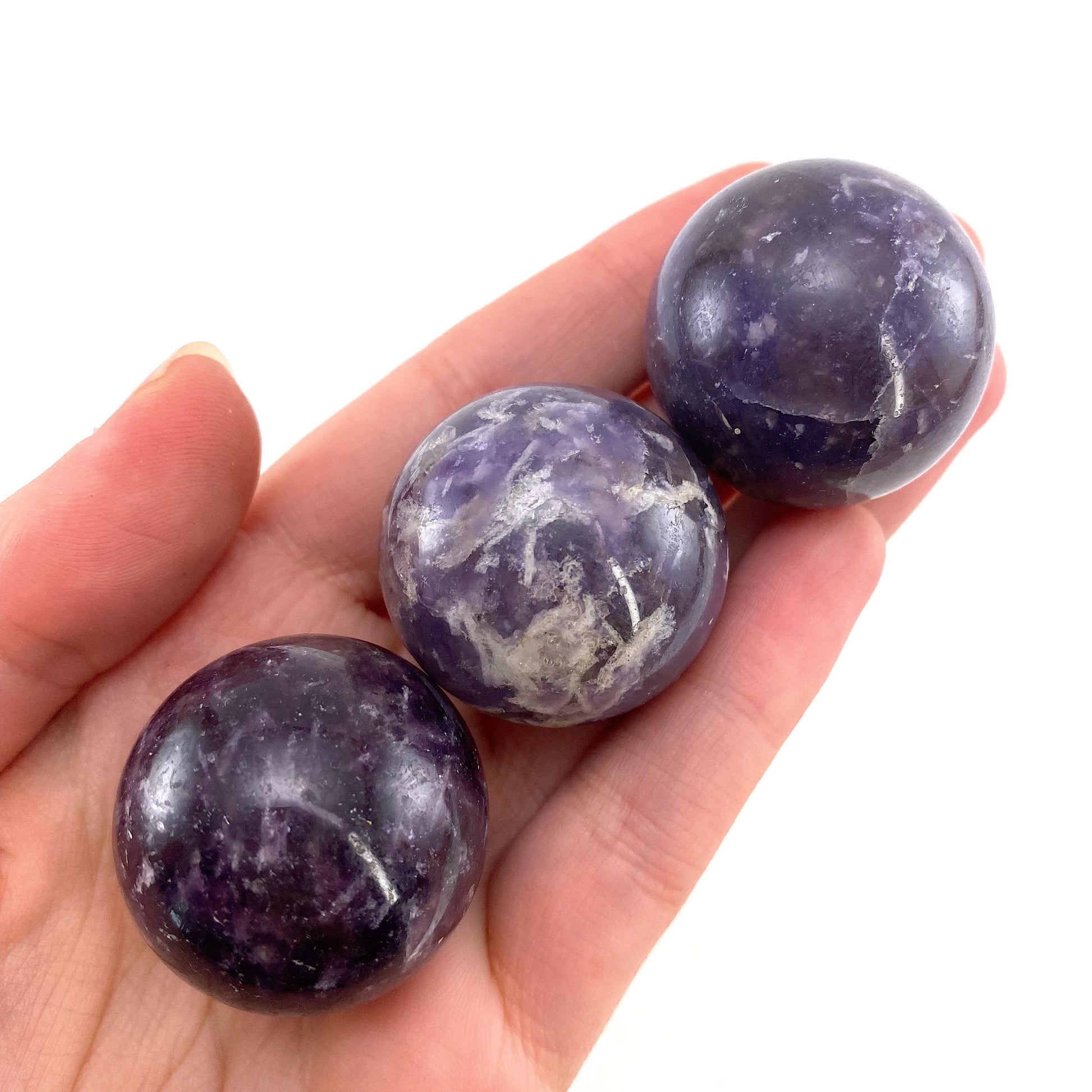 Lepidolite Sphere, crystal ball, Purple lepidolite sphere, Lepidolite crystal, crystal sphere