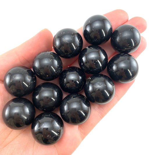 Black Tourmaline Sphere, crystal ball, Black tourmaline sphere, Black tourmaline palm stone, crystal sphere