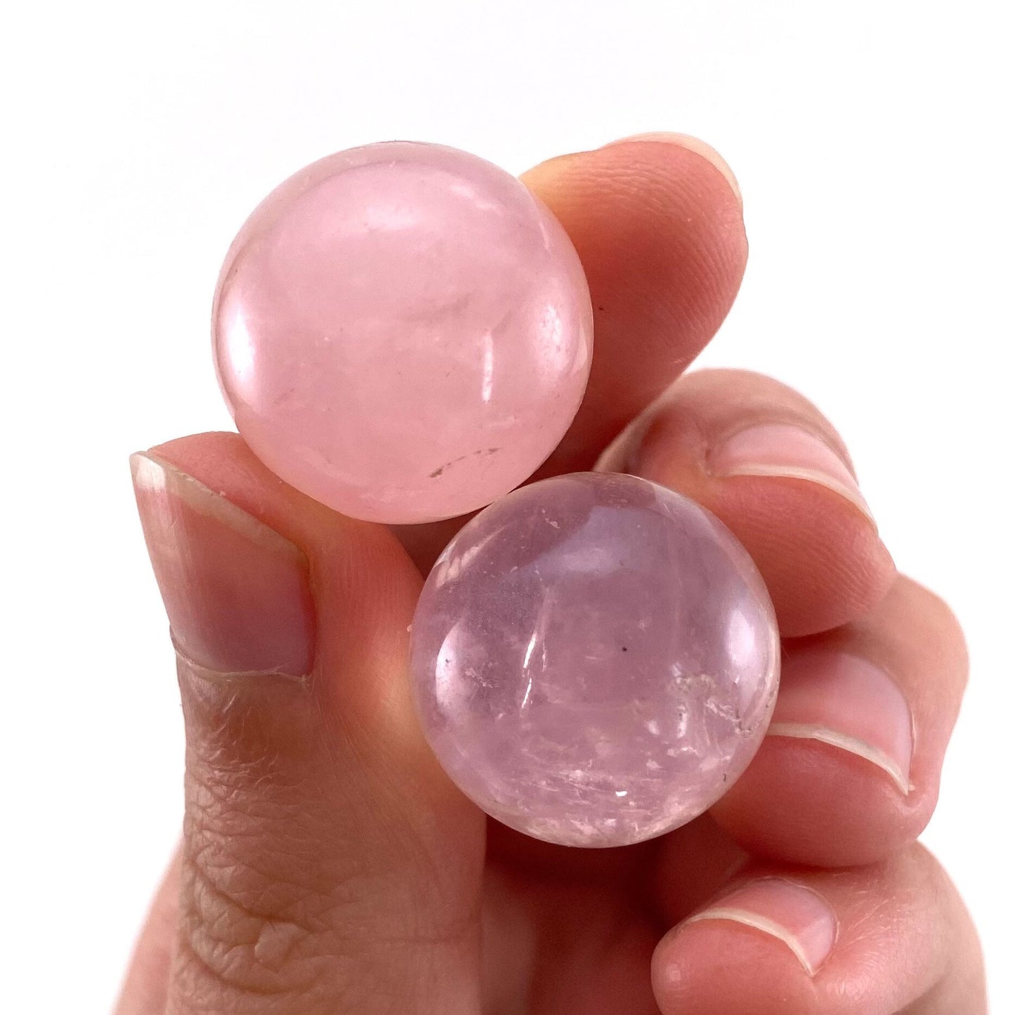 Rose Quartz Sphere | Polished Crystal Ball (Heart Chakra)