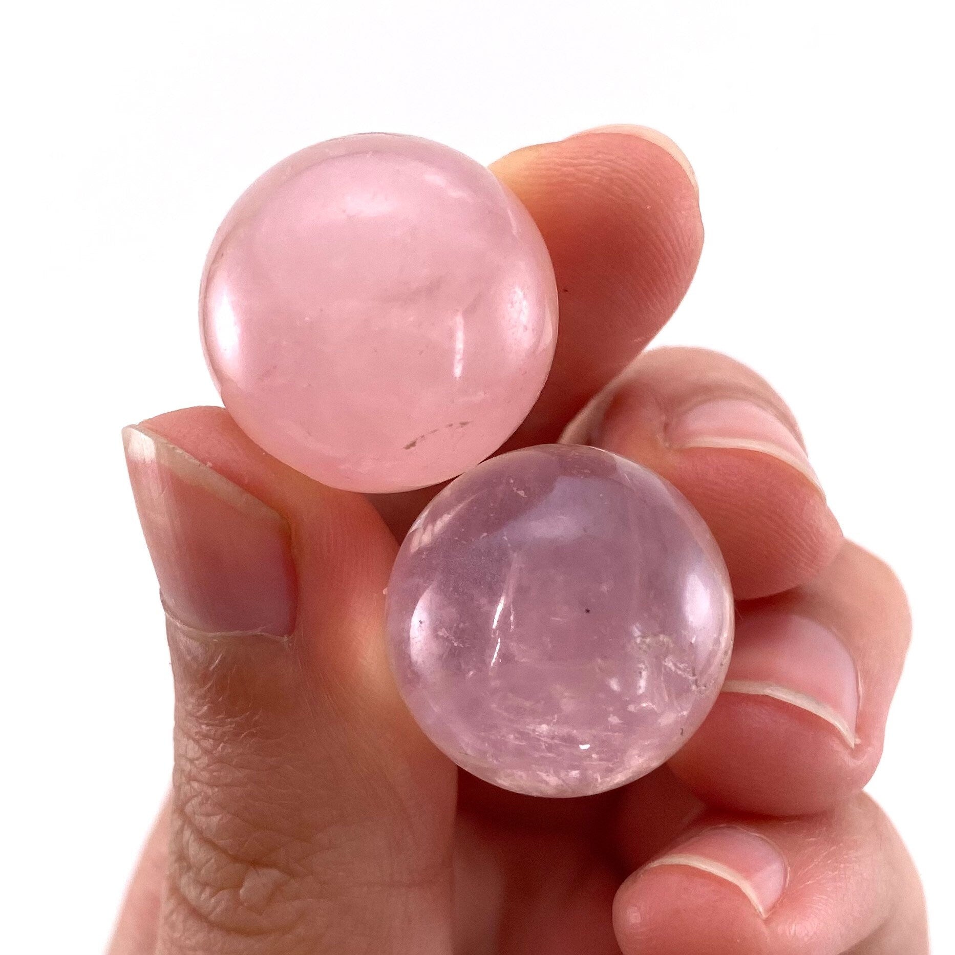 Rose Quartz Sphere | Polished Crystal Ball (Heart Chakra)