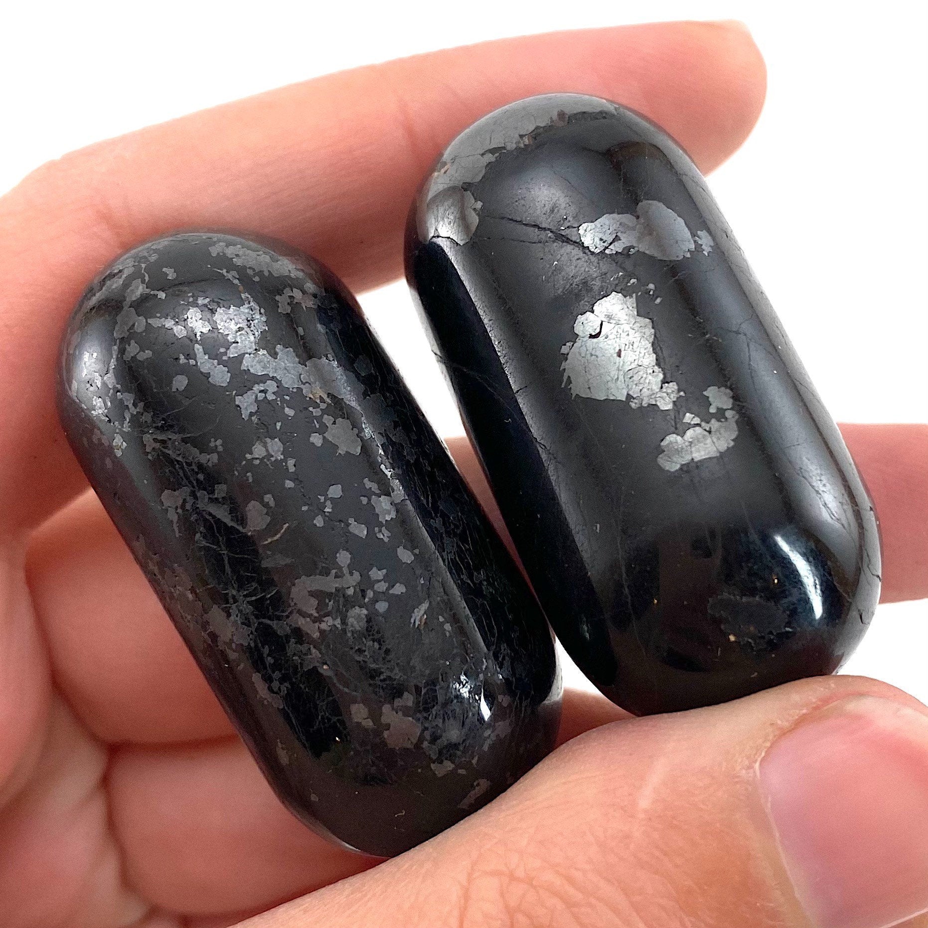 ONE Polished Black Tourmaline Stone, natural tourmaline, tumbled black tourmaline, tourmaline tumble, black tourmaline palm stone