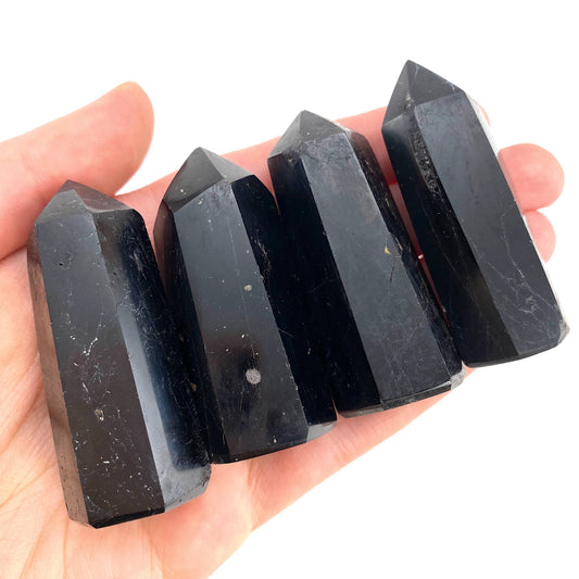 Black Tourmaline Point, black tourmaline tower, crystal point, black tourmaline crystal, black tourmaline