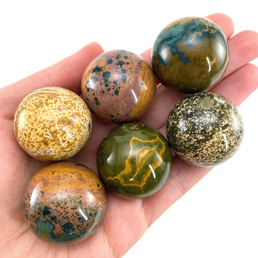 Ocean Jasper sphere, mini ocean jasper sphere, crystal ball, ocean jasper, polished ocean jasper, ocean jasper ball