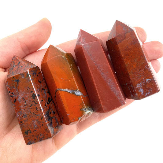 Red Jasper Point, red jasper tower, crystal point, red crystal, red jasper, jasper