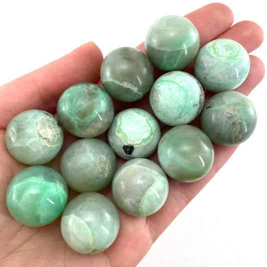 Garnierite Sphere, garnierite, polished garnierite, garnierite ball, crystal ball