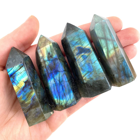Labradorite Point, labradorite mini tower, crystal point, labradorite crystal, polished labradorite