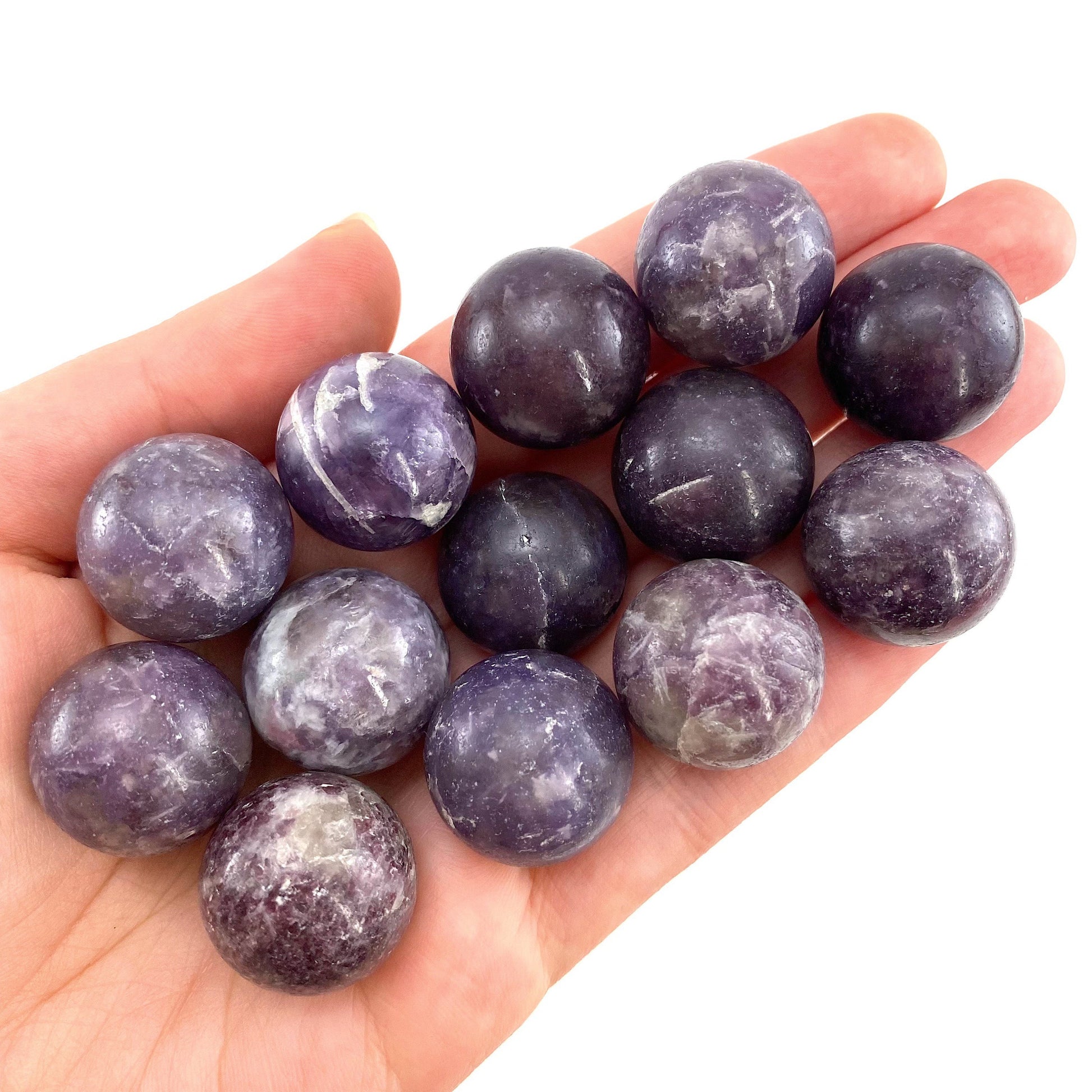 Lepidolite Sphere, crystal ball, Purple lepidolite sphere, Lepidolite crystal, crystal sphere