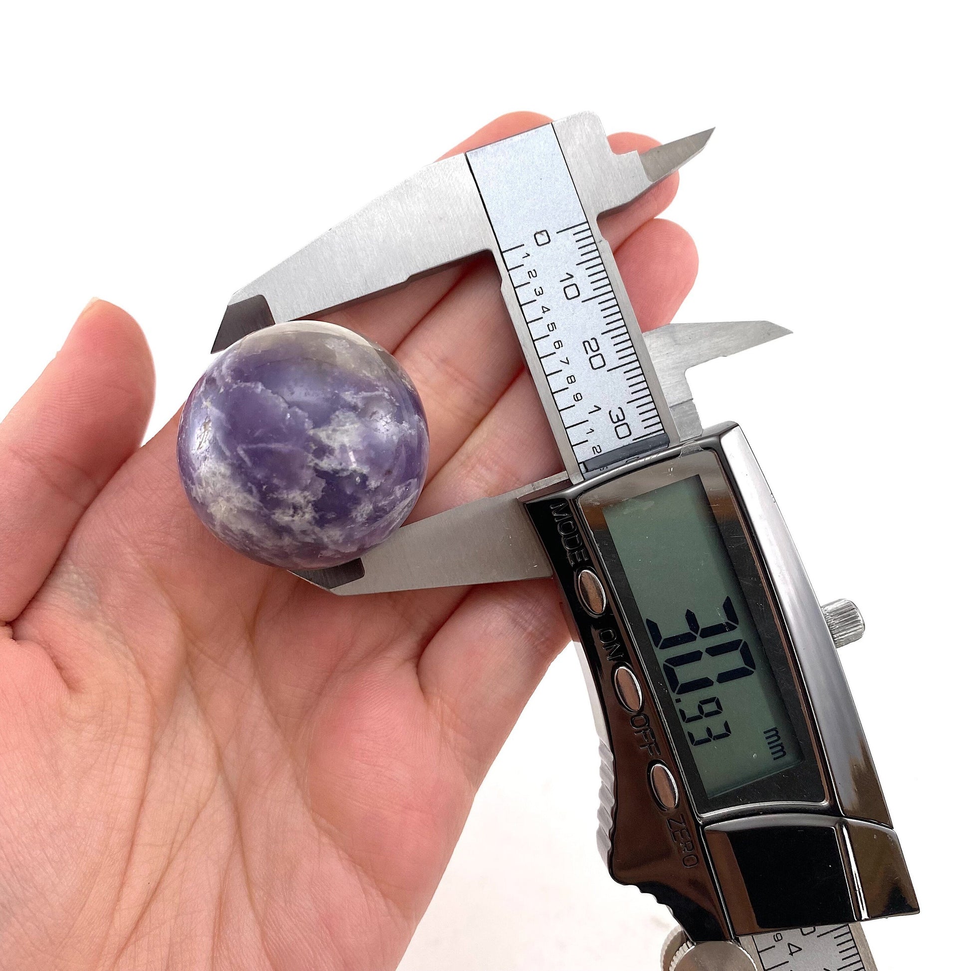 Lepidolite Sphere, crystal ball, Purple lepidolite sphere, Lepidolite crystal, crystal sphere