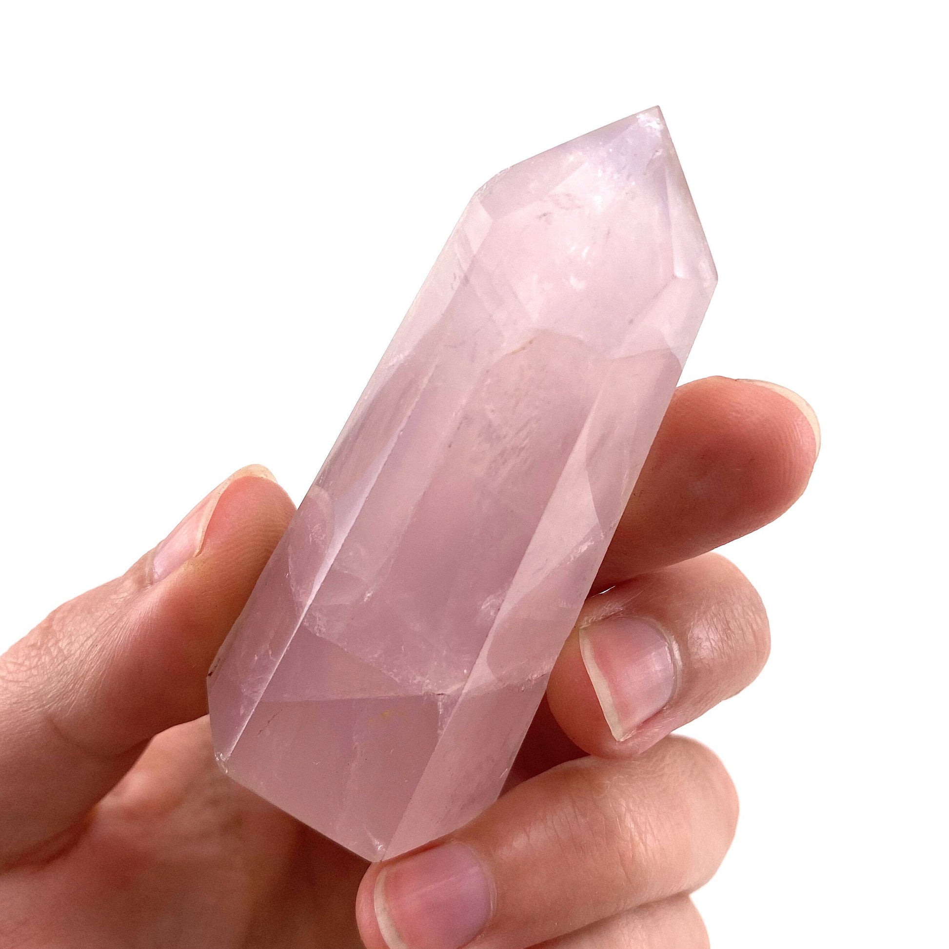 Rose Quartz Point, rose quartz tower, crystal point, rose quartz crystal, pink quartz