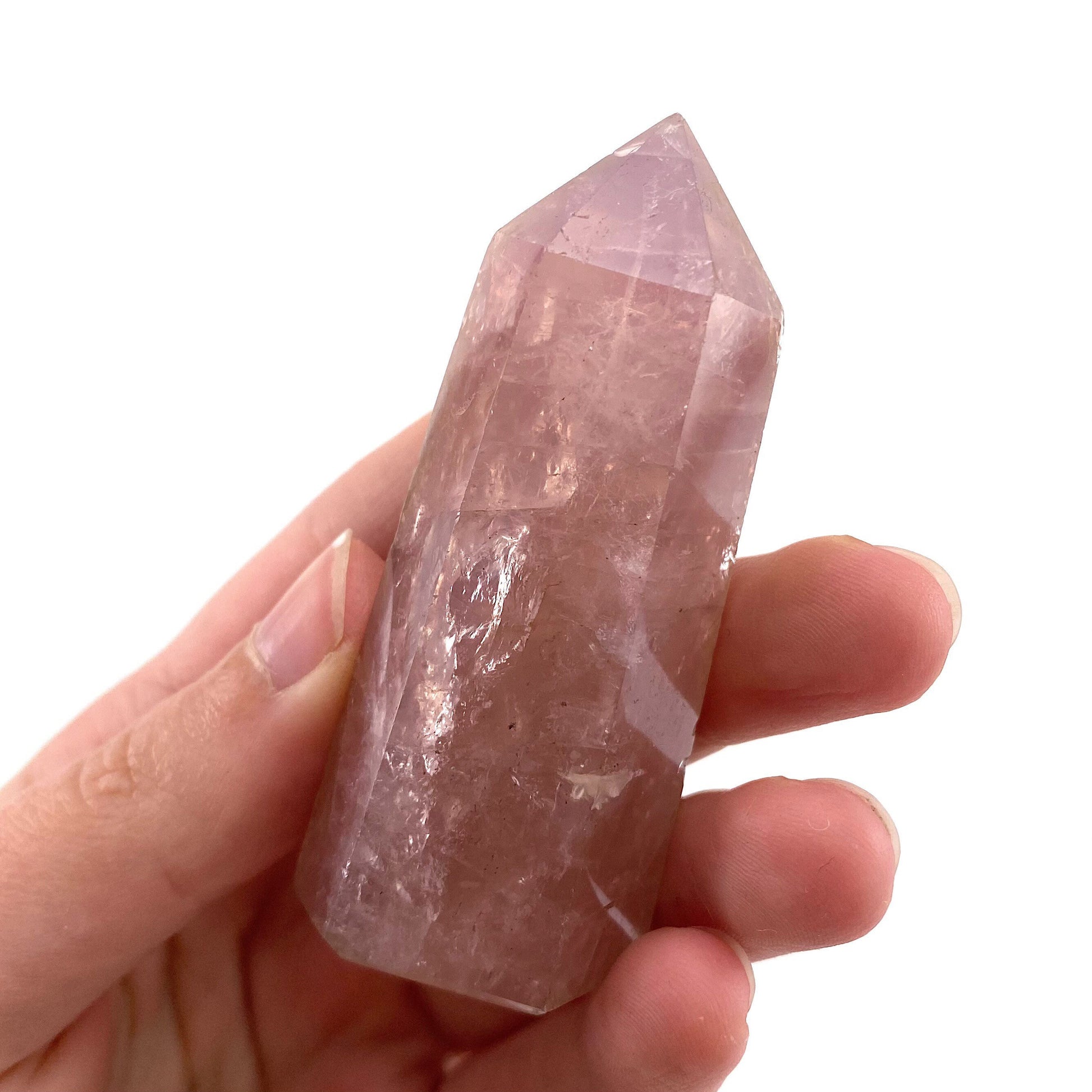 Rose Quartz Point, rose quartz tower, crystal point, rose quartz crystal, pink quartz