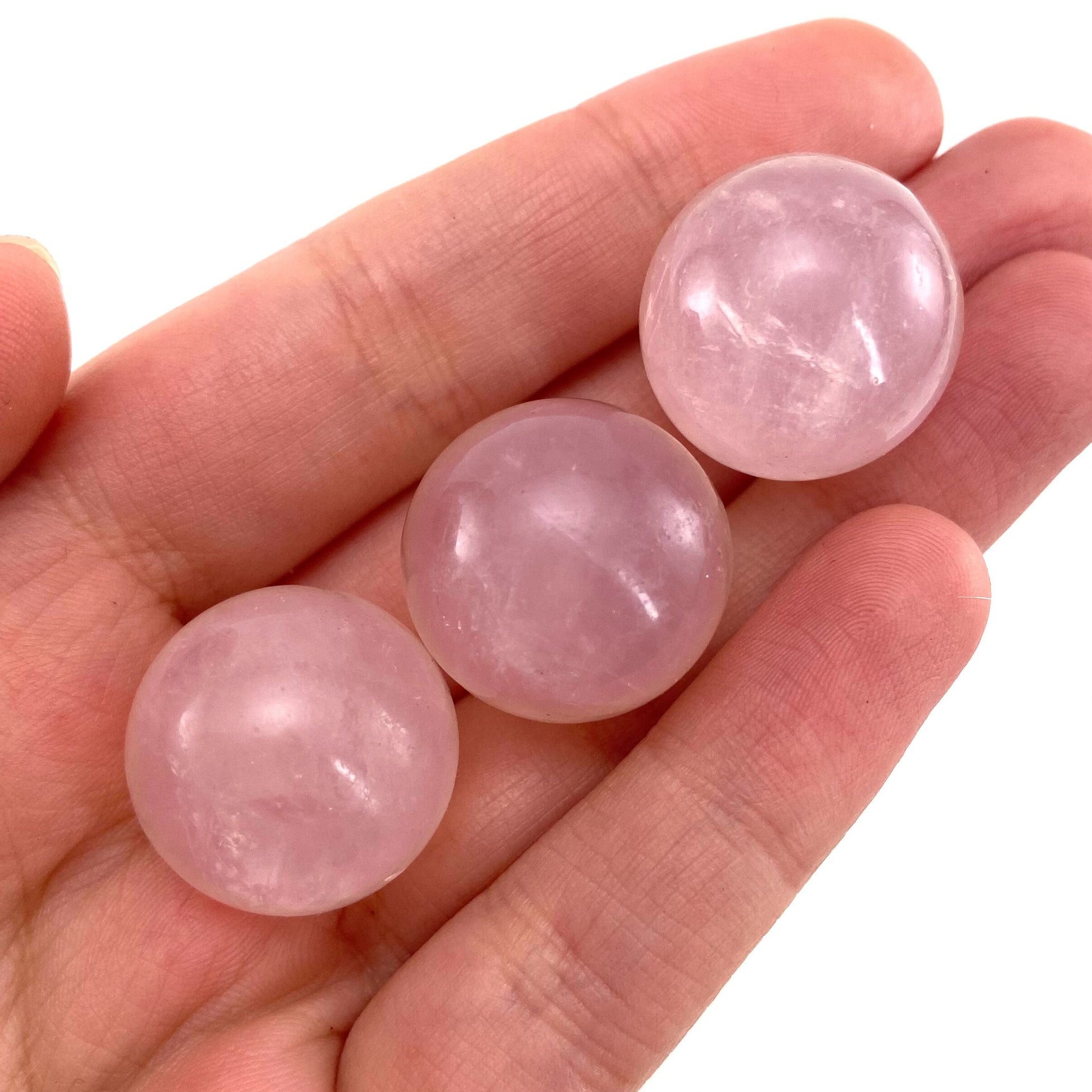 Rose Quartz Sphere | Polished Crystal Ball (Heart Chakra)