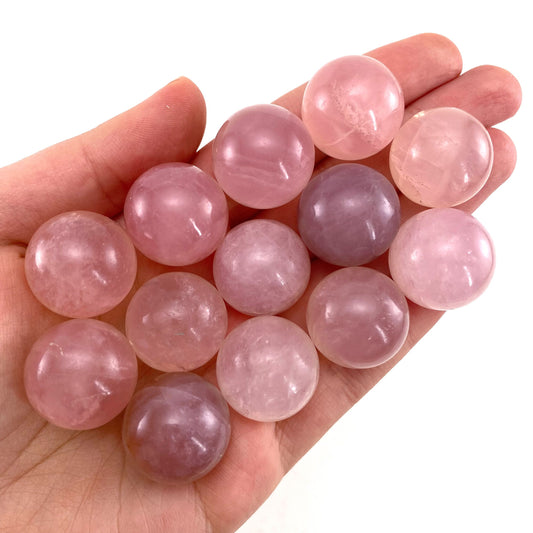 Rose Quartz Sphere | Polished Crystal Ball (Heart Chakra)