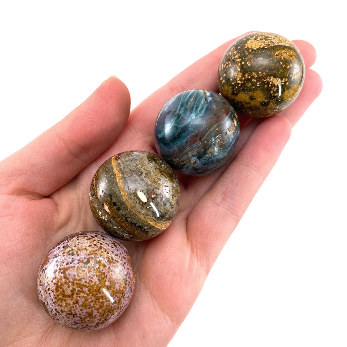 Ocean Jasper sphere, mini ocean jasper sphere, crystal ball, ocean jasper, polished ocean jasper, ocean jasper ball