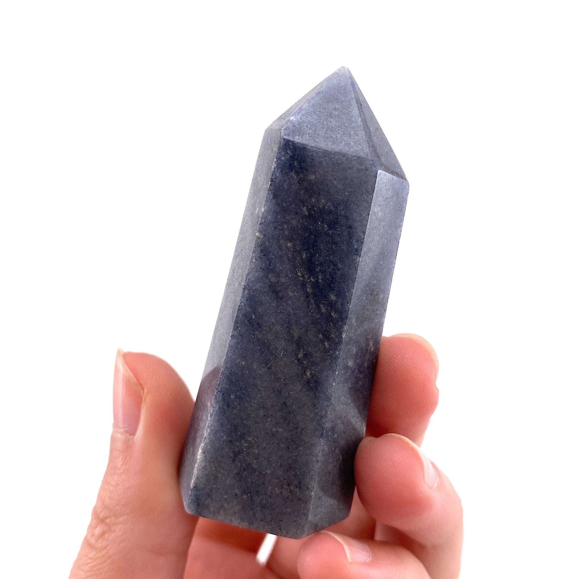 Lazulite Point, lazulite tower, crystal point, lazulite crystal, lazulite