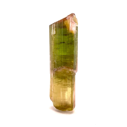 Elbaite Tourmaline (Pakistan), raw tourmaline, natural tourmaline, tourmaline, green tourmaline, tourmaline crystal, bi color tourmaline