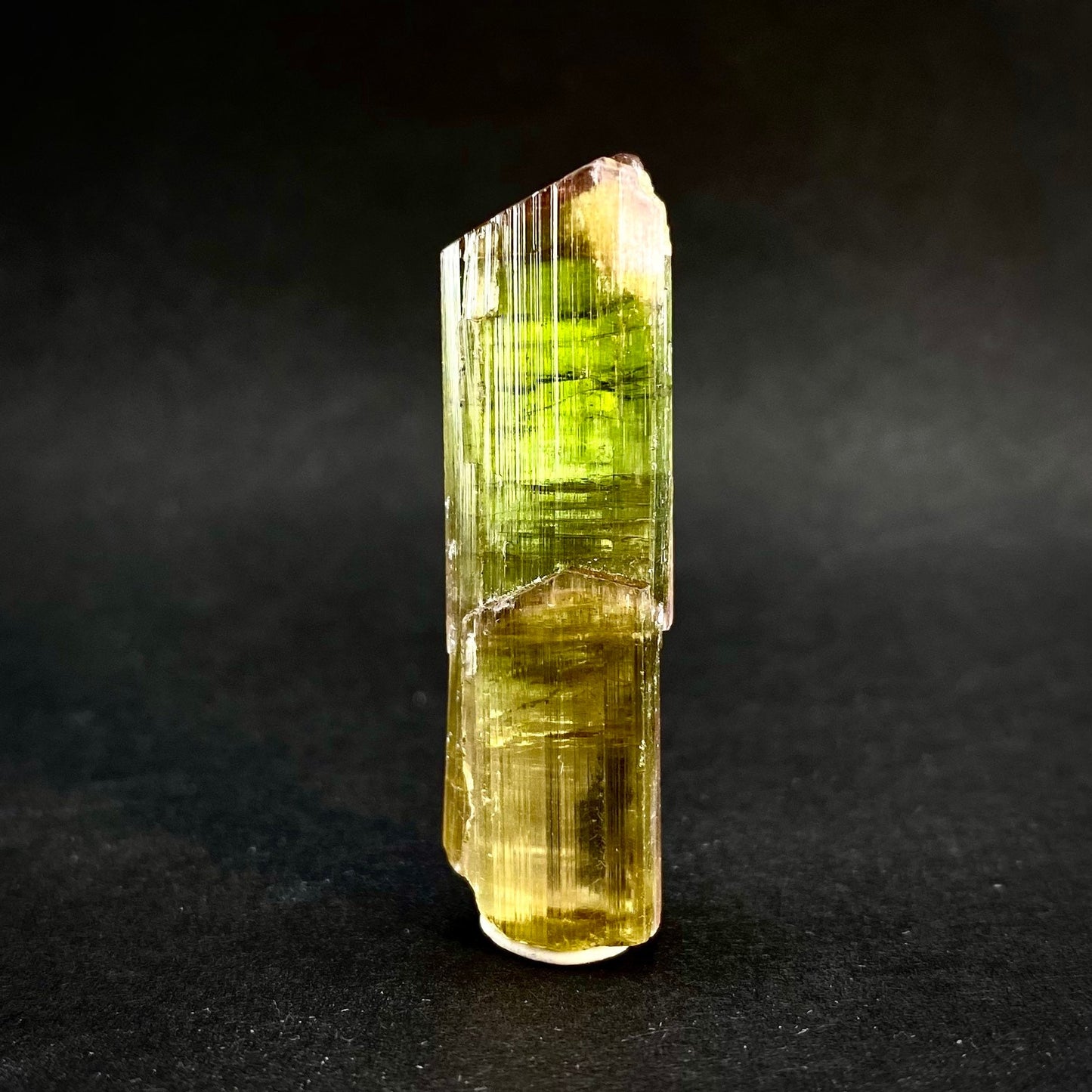 Elbaite Tourmaline (Pakistan), raw tourmaline, natural tourmaline, tourmaline, green tourmaline, tourmaline crystal, bi color tourmaline