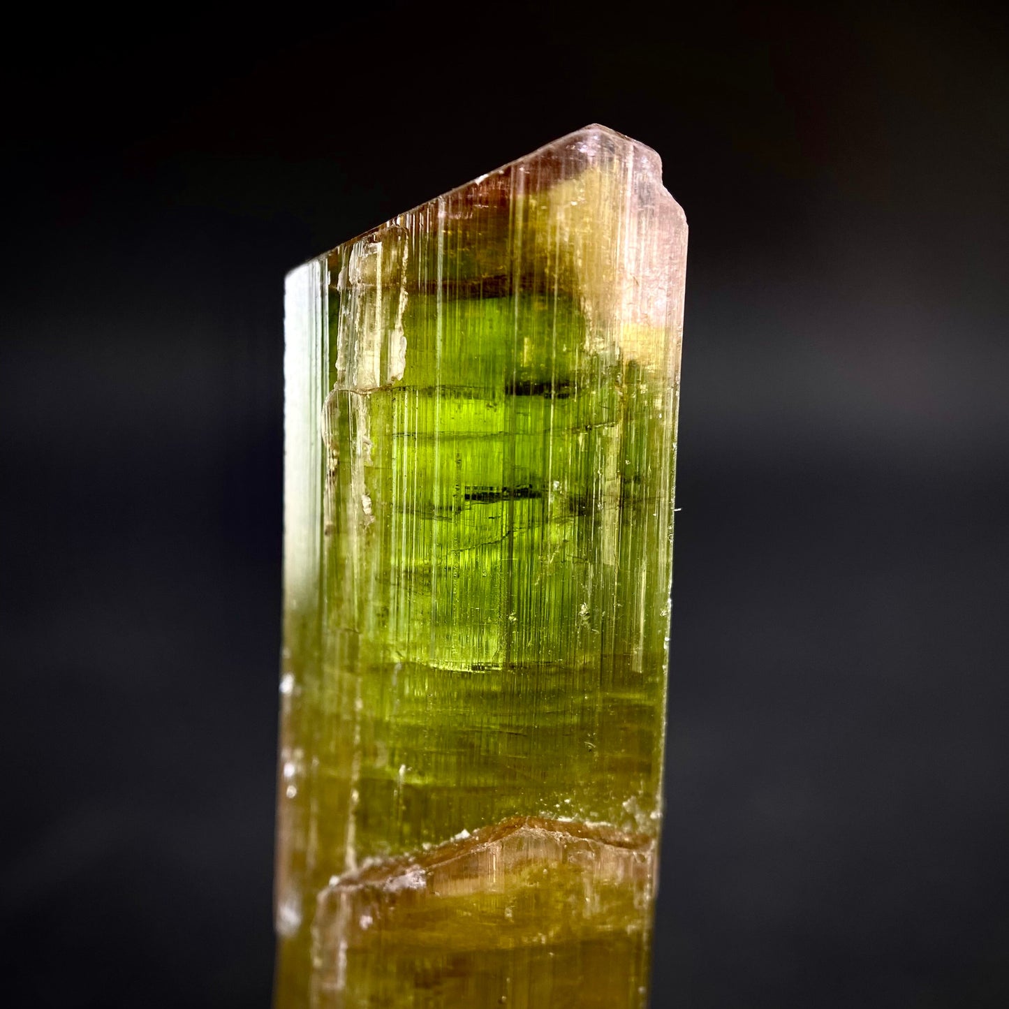 Elbaite Tourmaline (Pakistan), raw tourmaline, natural tourmaline, tourmaline, green tourmaline, tourmaline crystal, bi color tourmaline