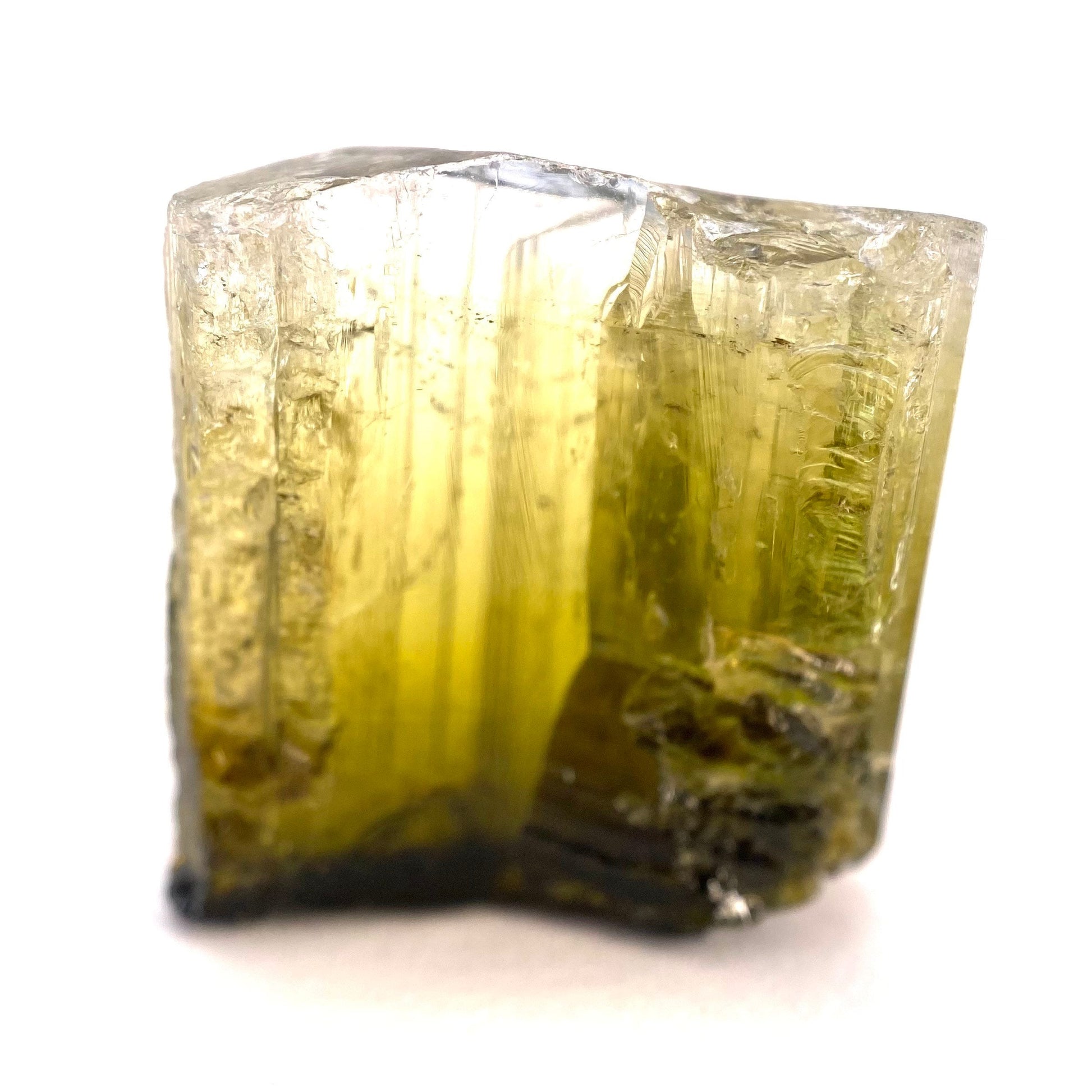 Elbaite Tourmaline (Pakistan), raw tourmaline, natural tourmaline, tourmaline, green tourmaline, tourmaline crystal, bi color tourmaline