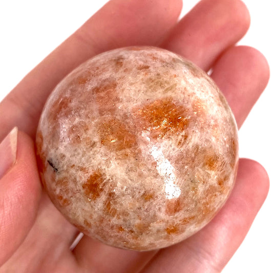 Sunstone Sphere, polished sunstone, sunstone crystal, sunstone ball, crystal ball, crystal sphere
