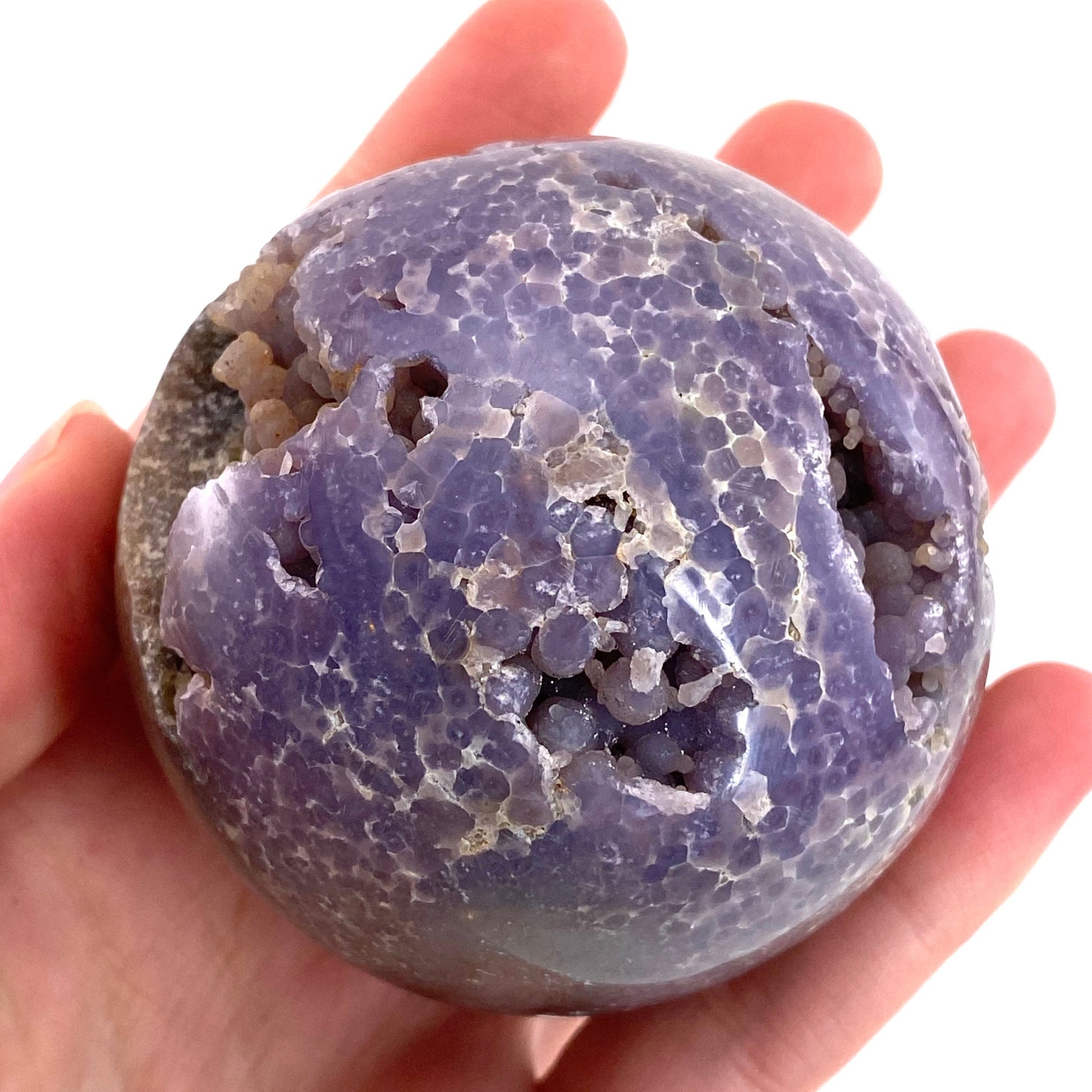 Grape Agate Sphere, purple grape agate, grape agate cluster, grape agate specimen