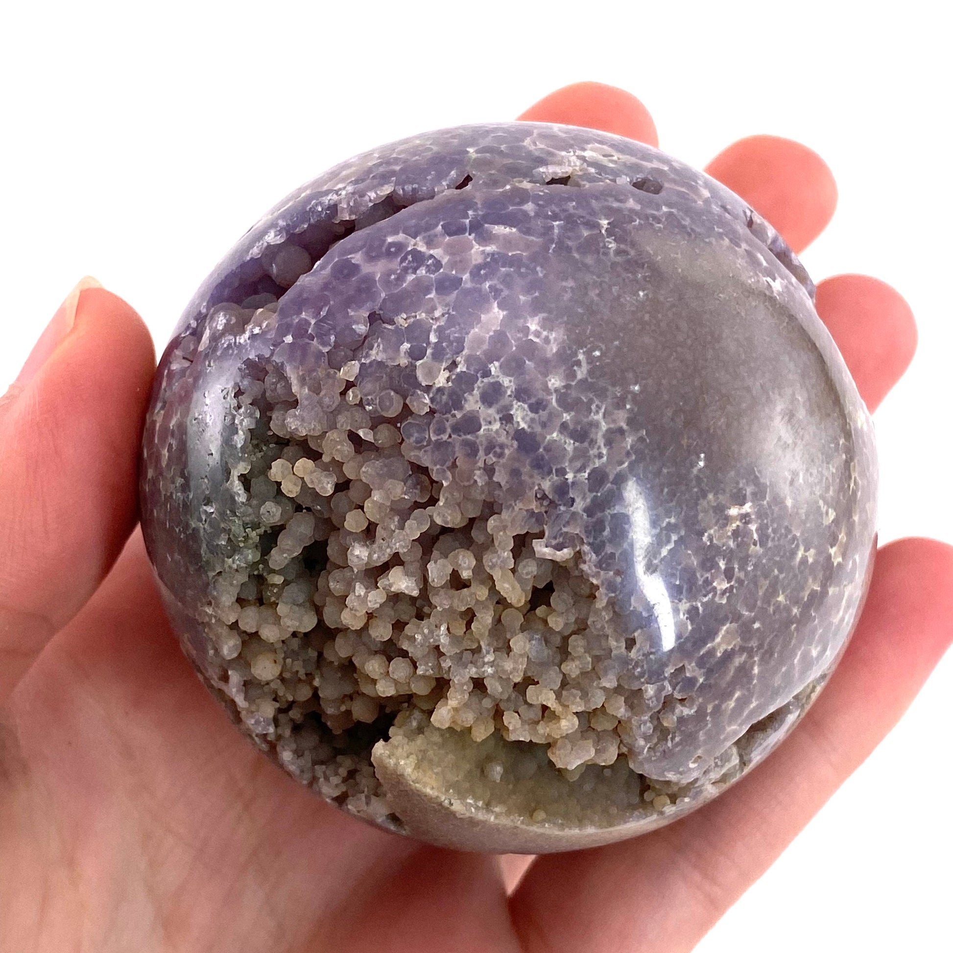 Grape Agate Sphere, purple grape agate, grape agate cluster, grape agate specimen