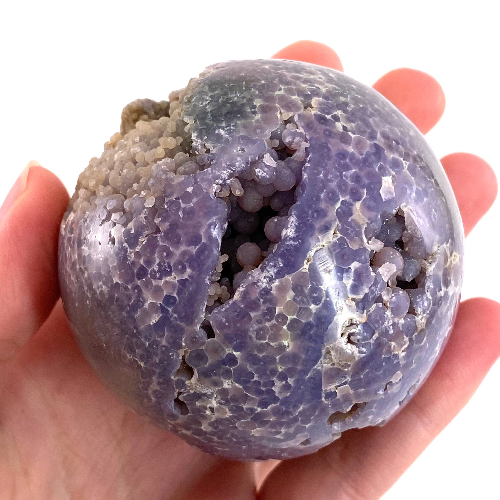 Grape Agate Sphere, purple grape agate, grape agate cluster, grape agate specimen