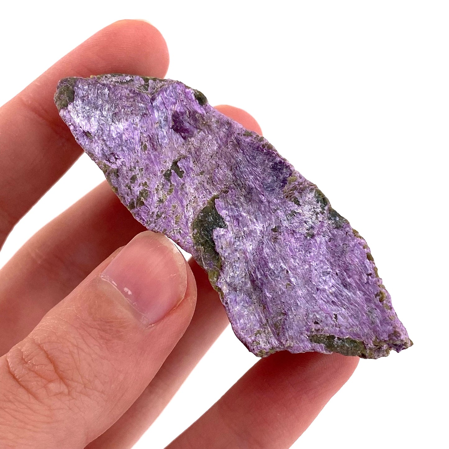 Raw Stichtite (South Africa), purple stichtite, stichtite