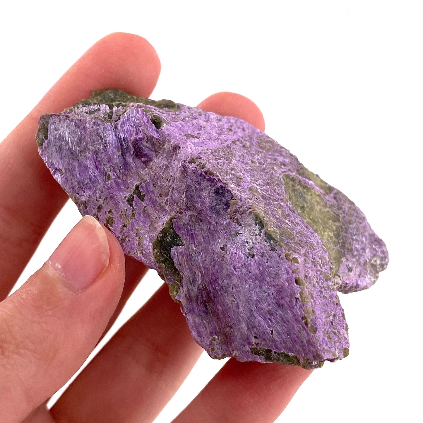 Raw Stichtite (South Africa), purple stichtite, stichtite