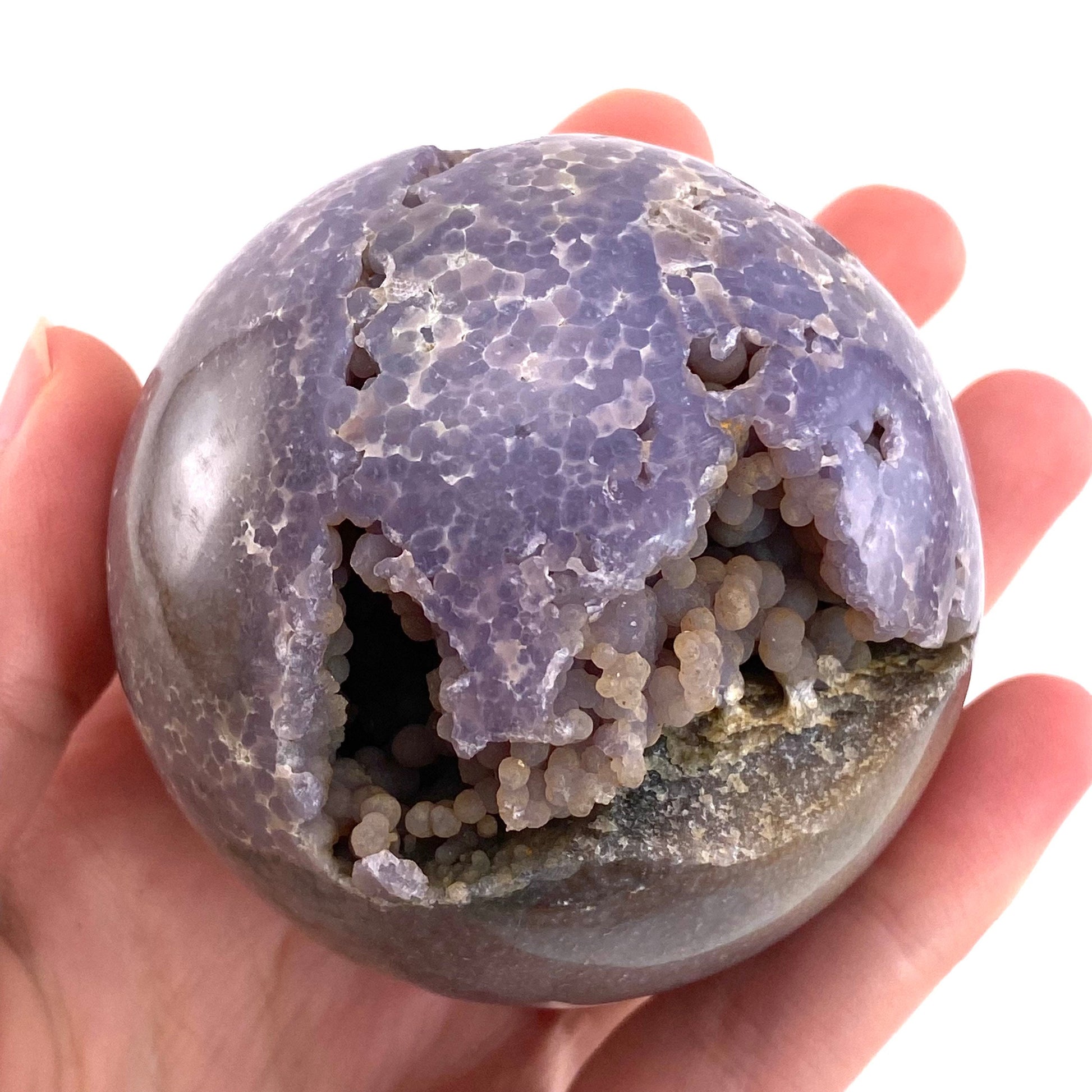 Grape Agate Sphere, purple grape agate, grape agate cluster, grape agate specimen