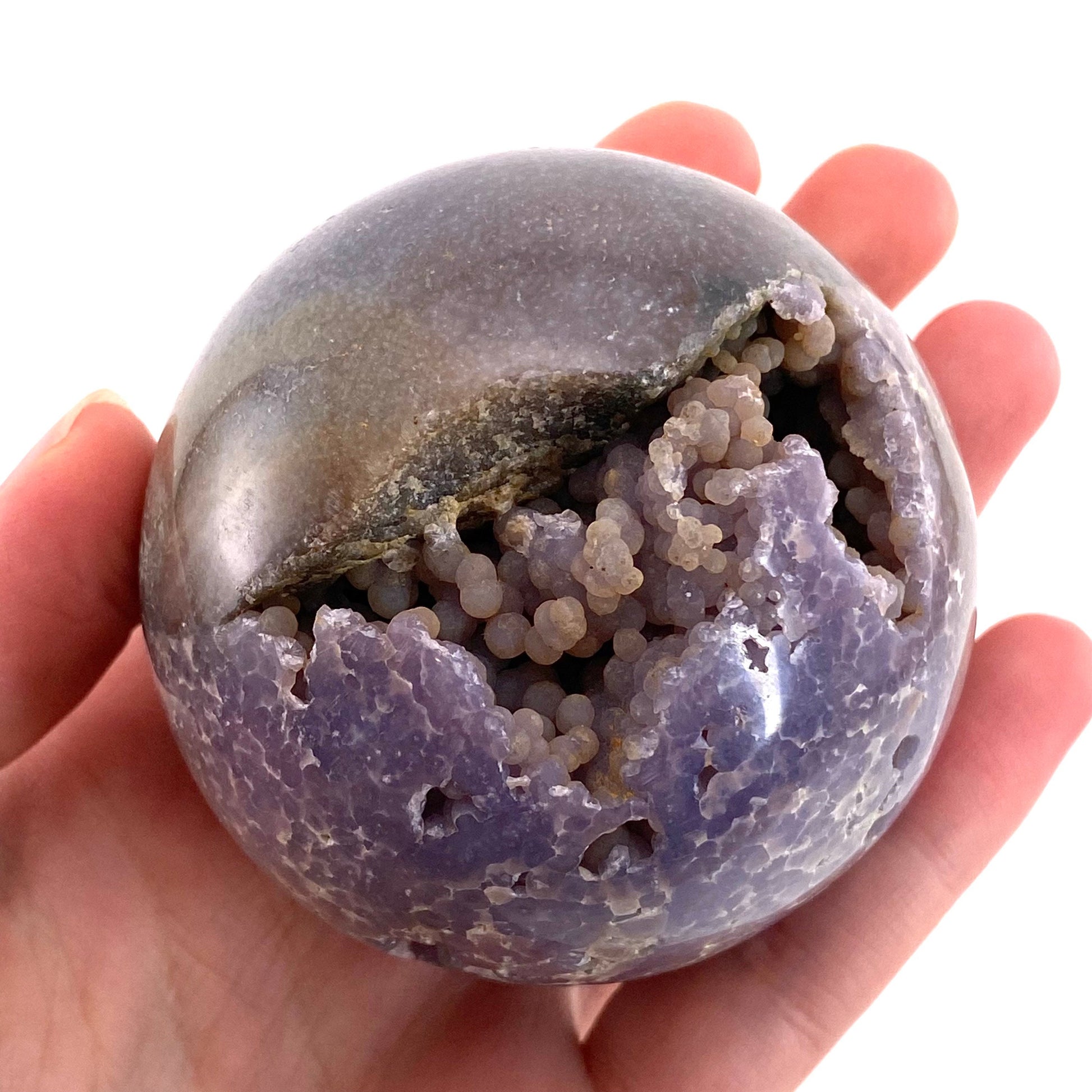 Grape Agate Sphere, purple grape agate, grape agate cluster, grape agate specimen