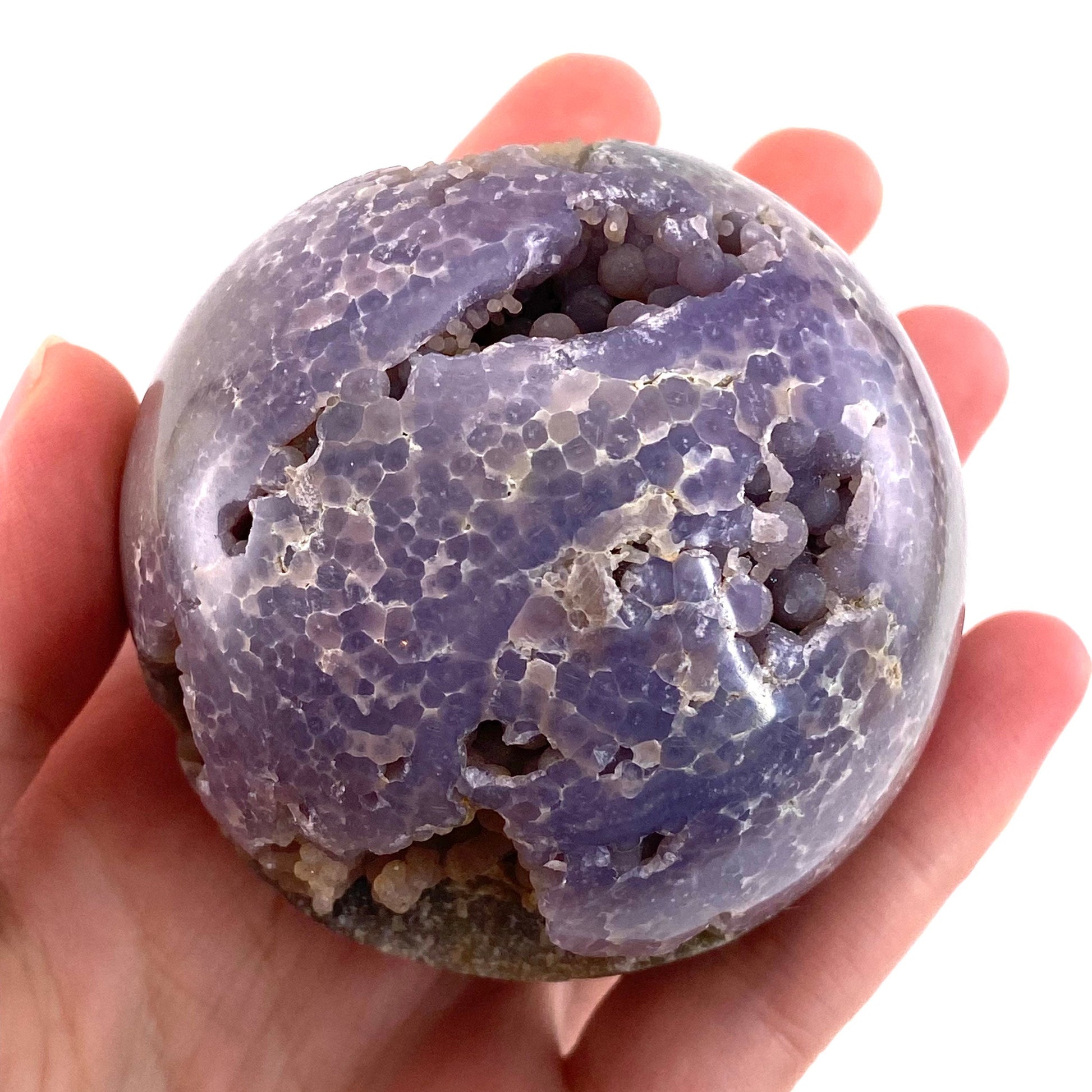 Grape Agate Sphere, purple grape agate, grape agate cluster, grape agate specimen