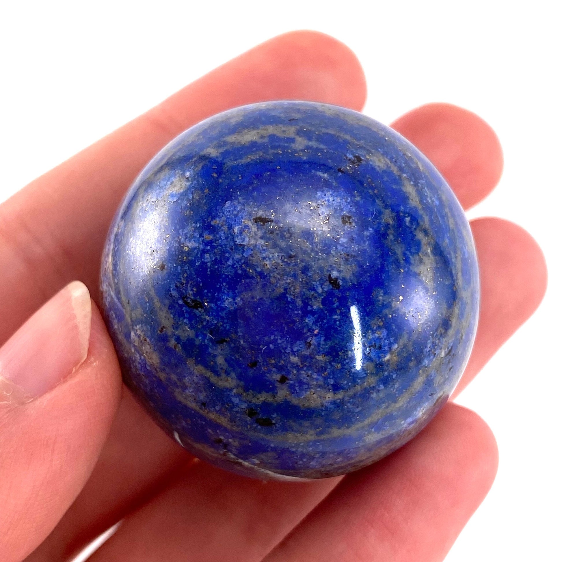 Lapis lazuli sphere, crystal ball, lapis lazuli palm stone, lapis lazuli ball, crystal ball, crystal sphere, lapis lazuli