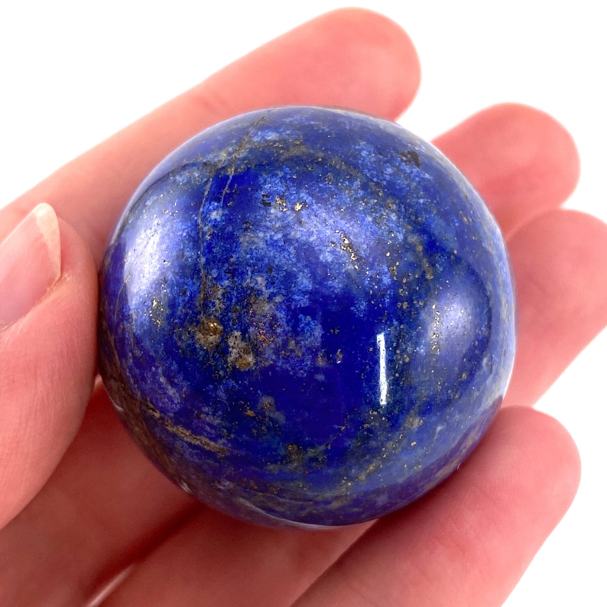 Lapis lazuli sphere, crystal ball, lapis lazuli palm stone, lapis lazuli ball, crystal ball, crystal sphere, lapis lazuli