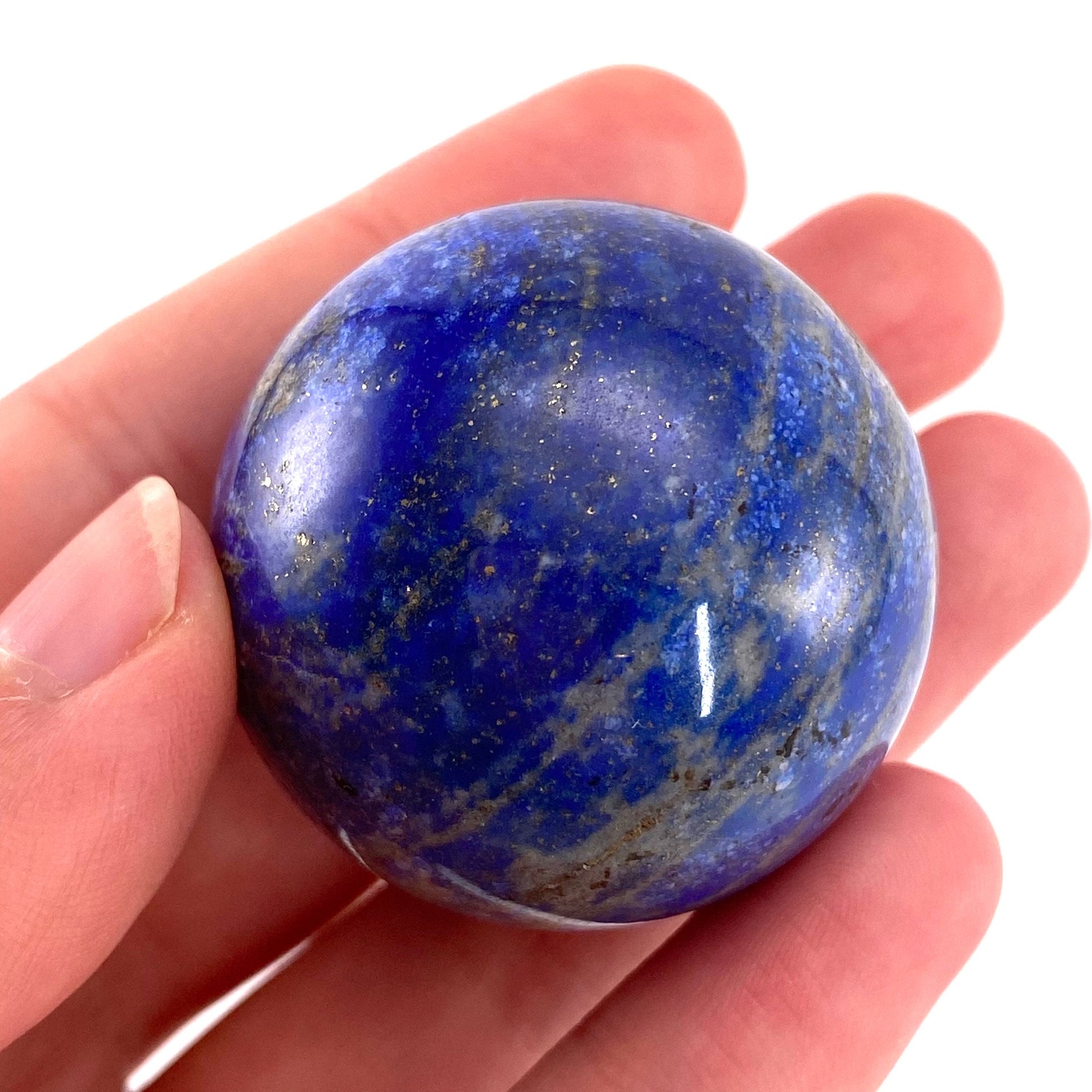 Lapis lazuli sphere, crystal ball, lapis lazuli palm stone, lapis lazuli ball, crystal ball, crystal sphere, lapis lazuli