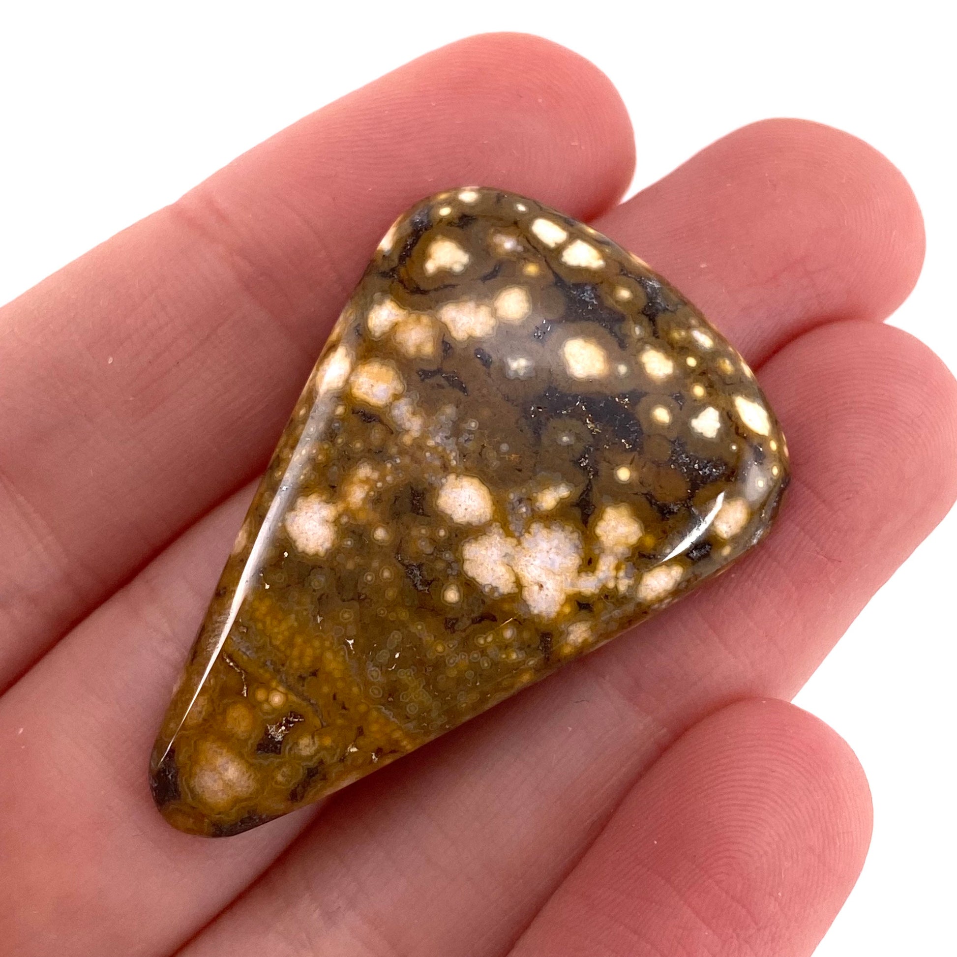 Ocean Jasper Cabochon, crystal cabochon, ocean jasper, gemstone cabochon, orbicular jasper, orbicular jasper cabochon