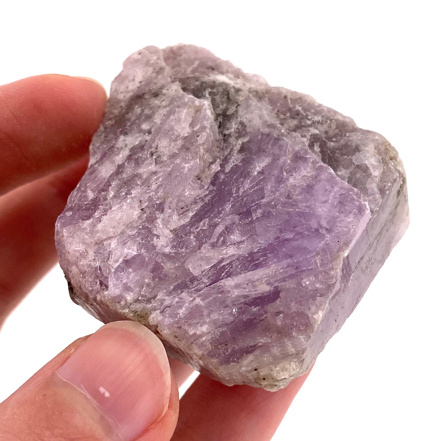 Gemmy Lavender Kunzite (Pakistan), pink kunzite specimen, spodumene, kunzite crystal, raw kunzite, mineral specimen