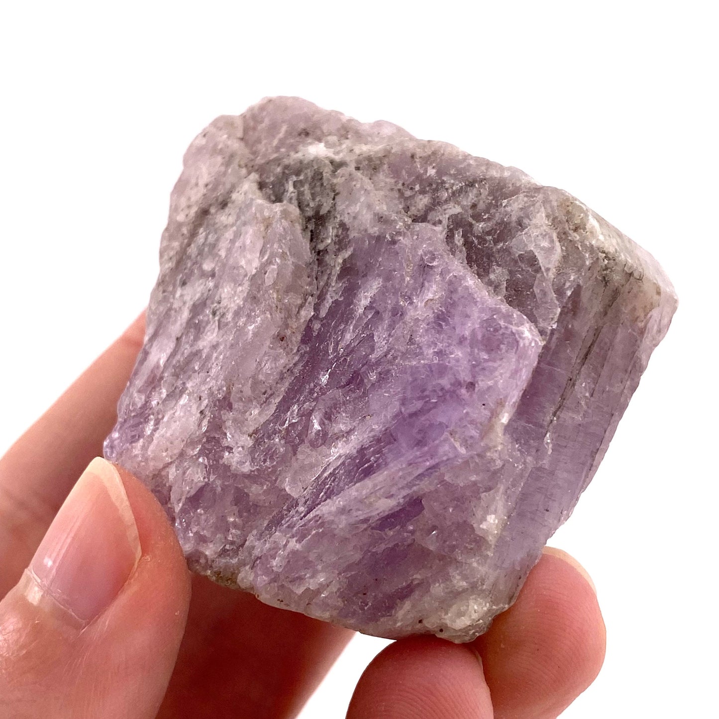 Gemmy Lavender Kunzite (Pakistan), pink kunzite specimen, spodumene, kunzite crystal, raw kunzite, mineral specimen