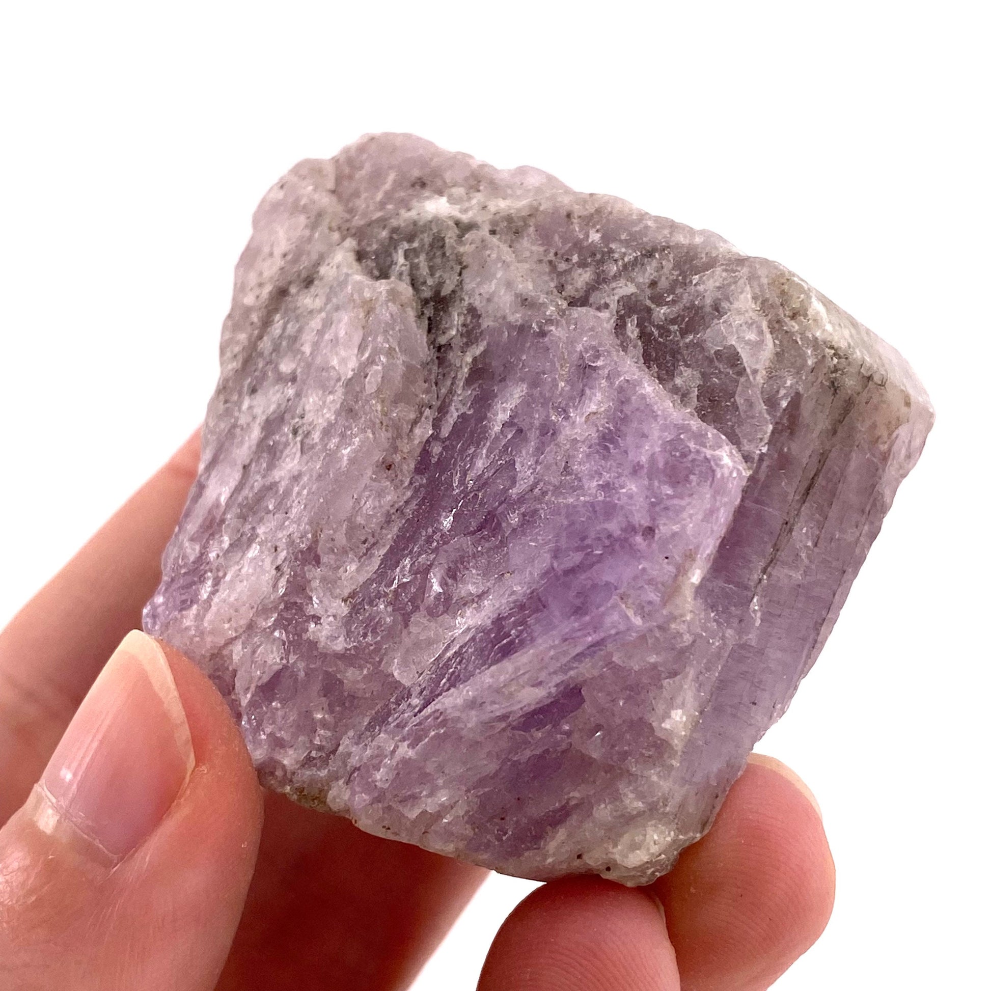 Gemmy Lavender Kunzite (Pakistan), pink kunzite specimen, spodumene, kunzite crystal, raw kunzite, mineral specimen