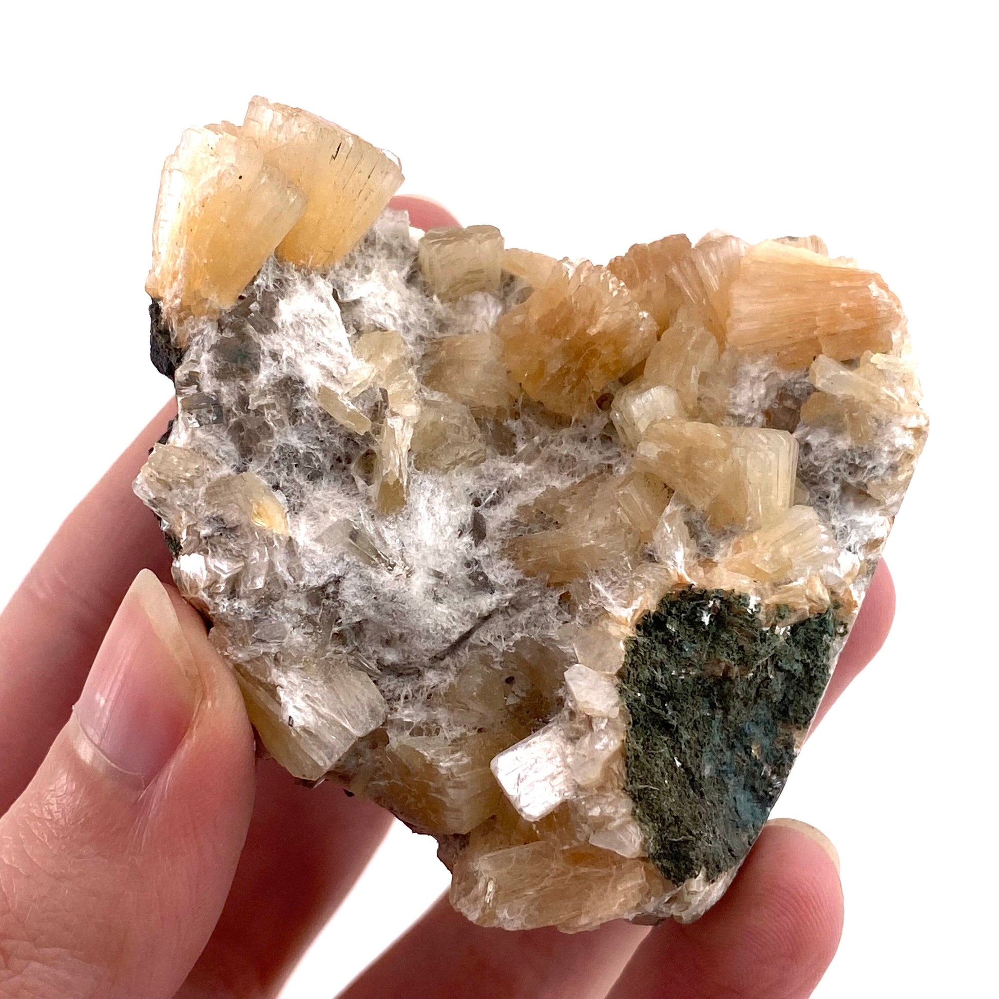 Stilbite (India) | peach stilbite, stilbite specimen, mineral specimen