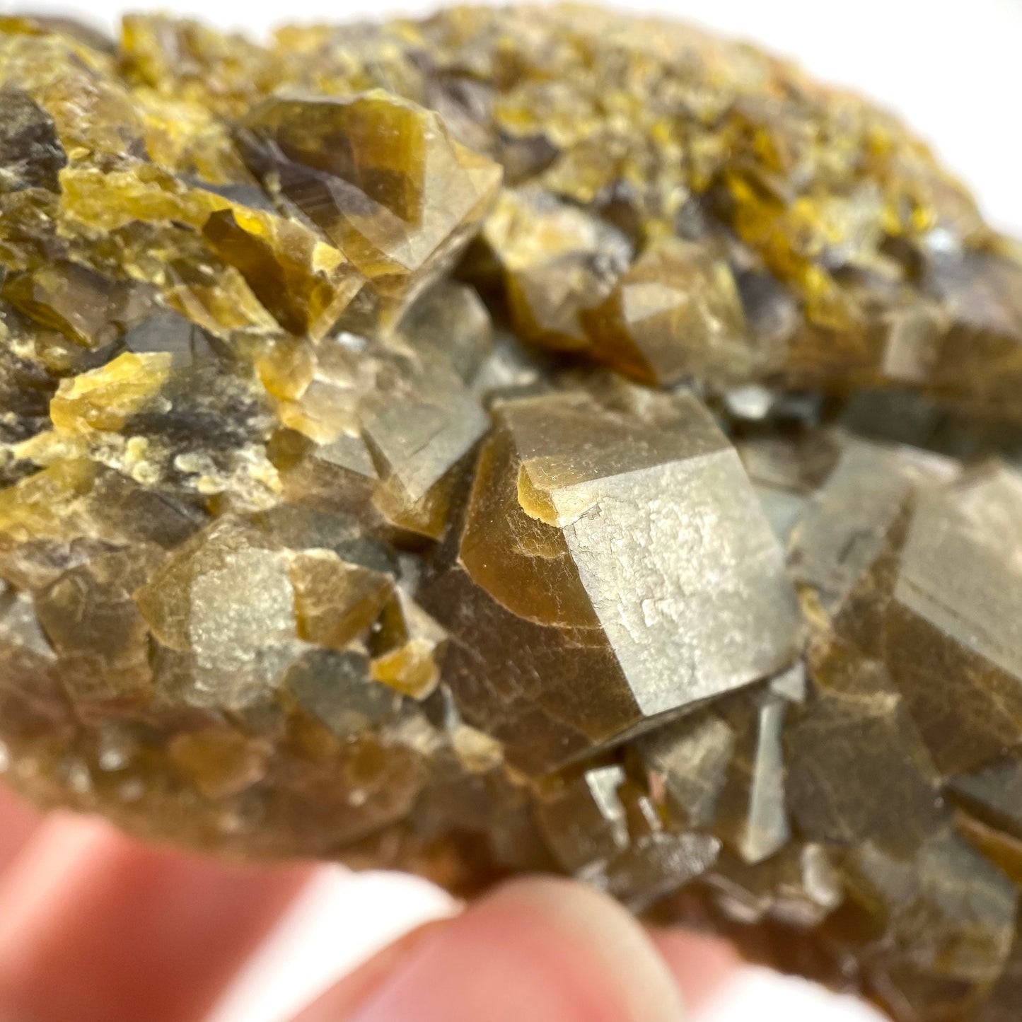 Andradite Garnet (Arizona, USA) | green garnet, raw garnet crystal, andradite garnet crystal, raw green garnet